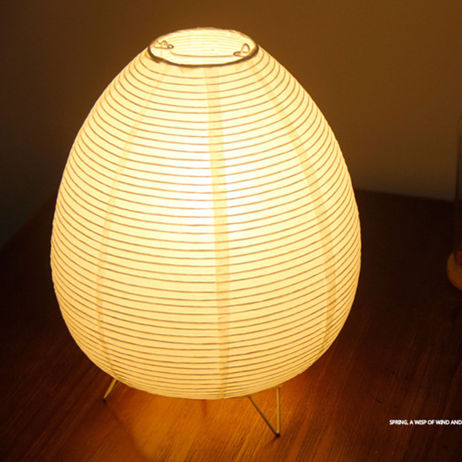 Paper Lantern Table Lamp Innovative Bedside Lamp Soft Light Small Table Lamps view 6