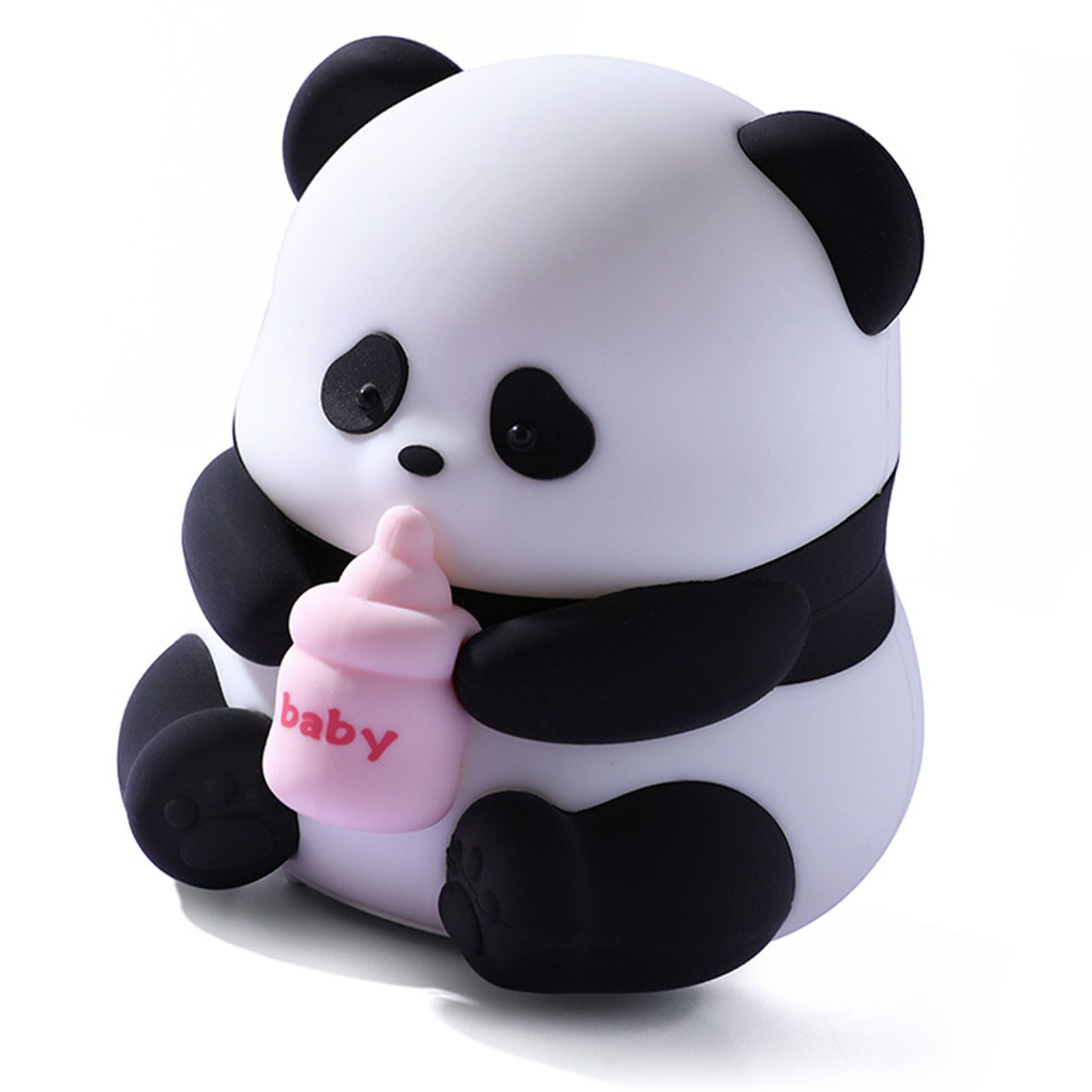 Panda Night Light Rechargeable Dimmable College Dorm Decor Bedside Touch Lamp view 4