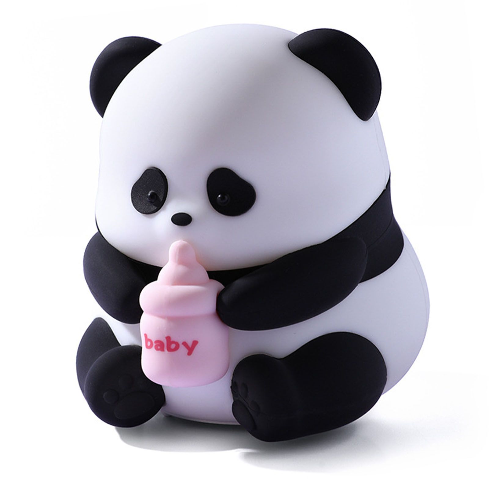 Panda Night Light Rechargeable Dimmable College Dorm Decor Bedside Touch Lamp view 6