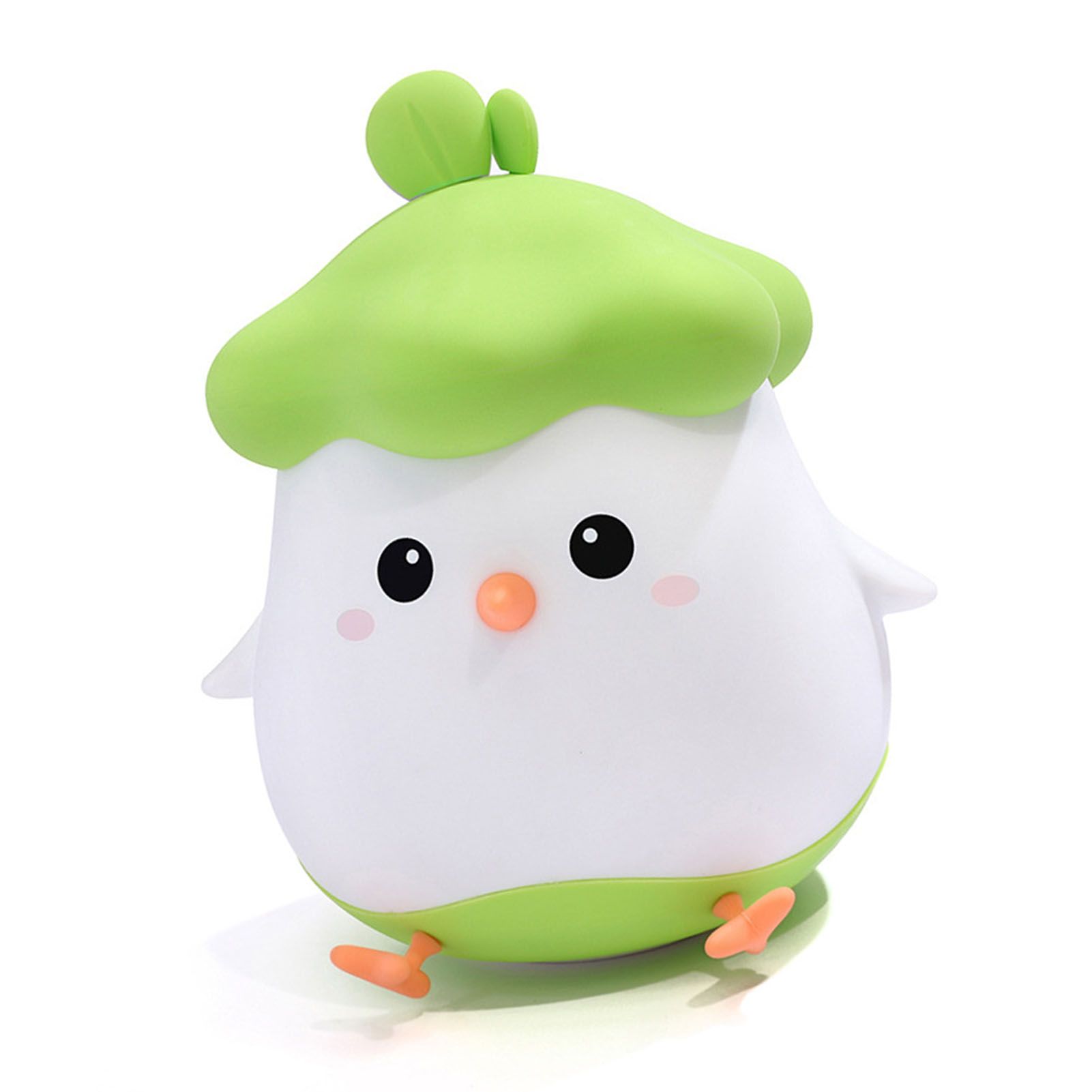 Cute LED Night Light Tap Control Rechargeable Decorative Vegetable Chicken view 4
