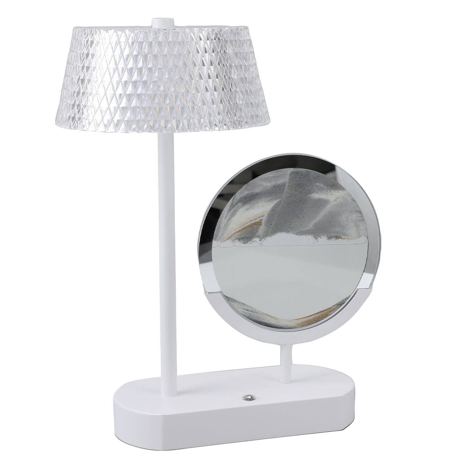 Moving Sand Desk Lamp Crystal Table Lamp USB Charging 3 Modes Stepless Dimming