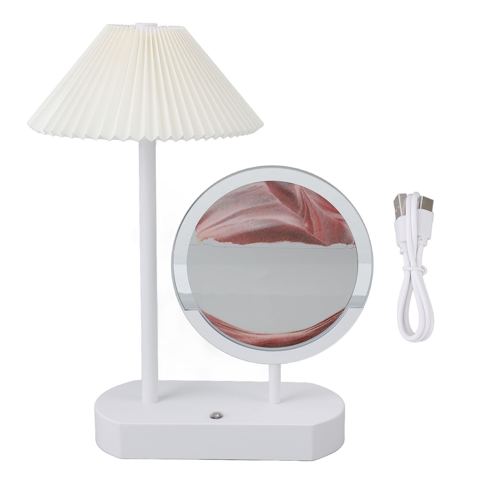Moving Sand Desk Lamp Dimmable 3 Modes Touch Control Rechargeable Decorative view 3