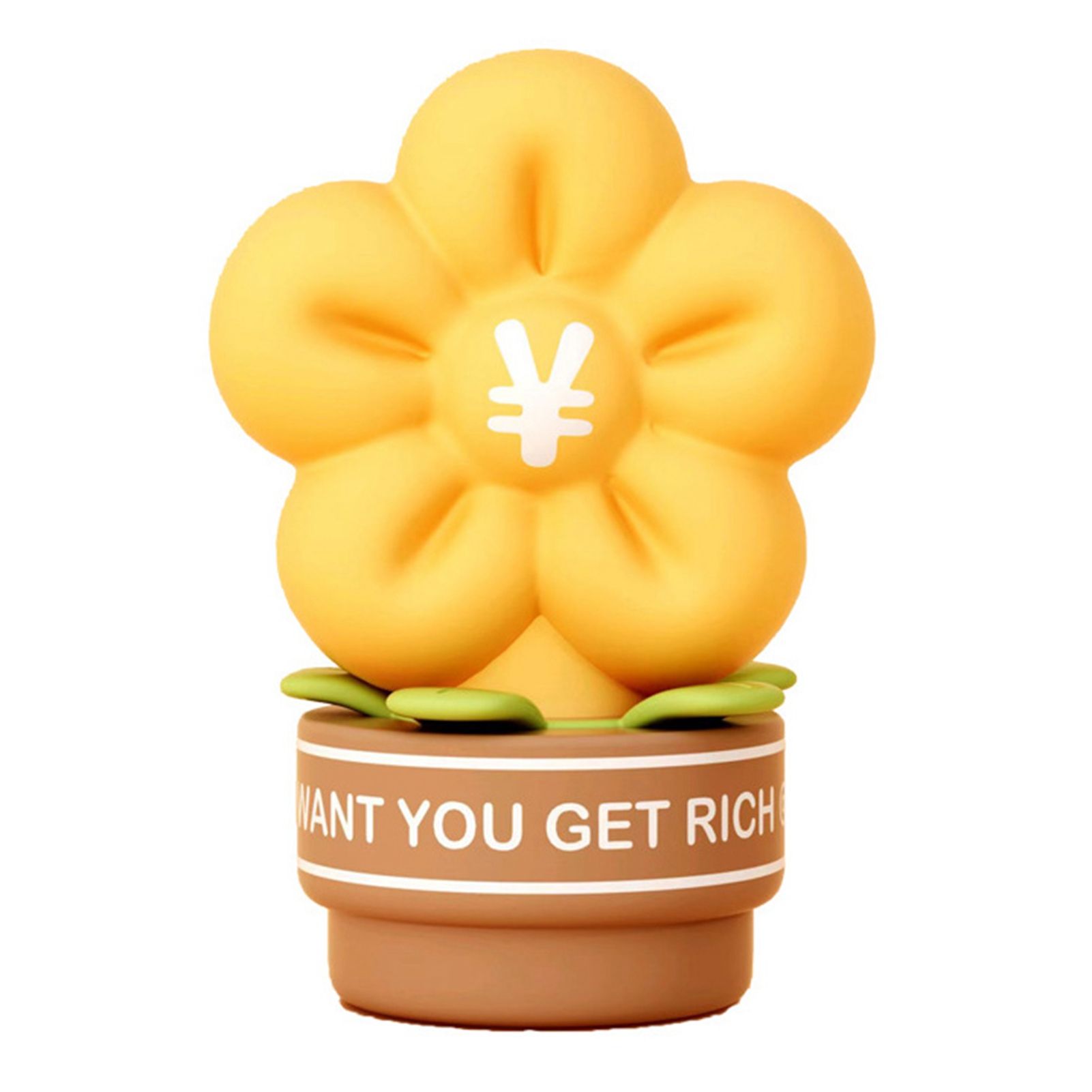 Tap Night Light Creative Flower Shape Rechargeable ABS Silicone Eye Caring view 3