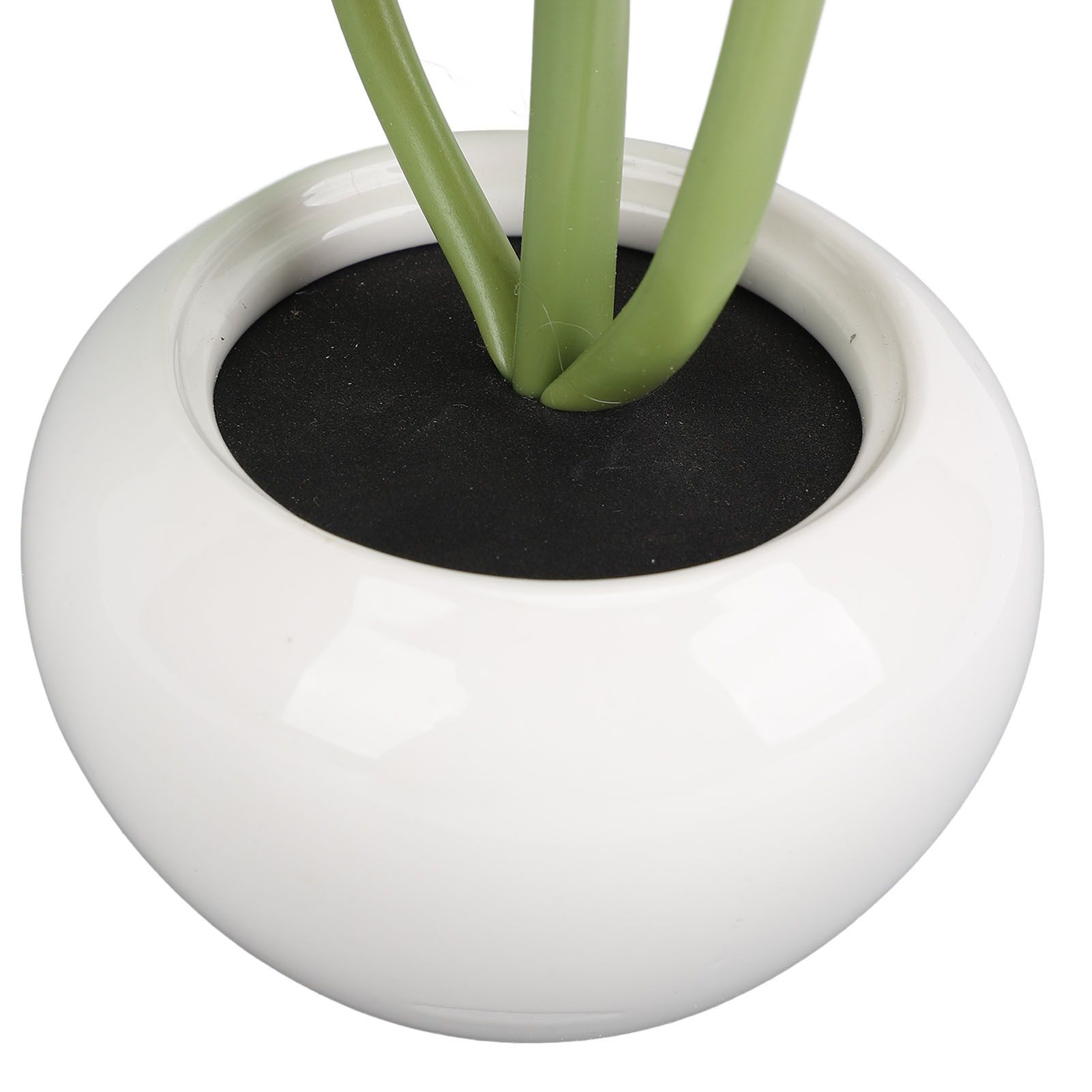 LED Flower Table Lamp Plastic 3 Head Artificial Flower Night Light with view 2