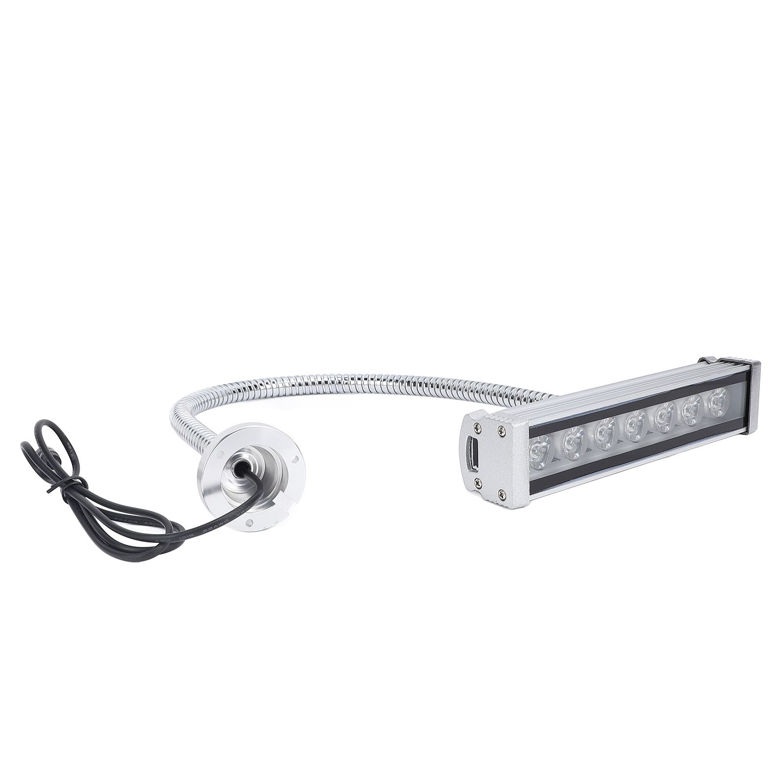 LED Green Work Light 7W Aluminum Tempered Glass Stepless Dimmable Industrial