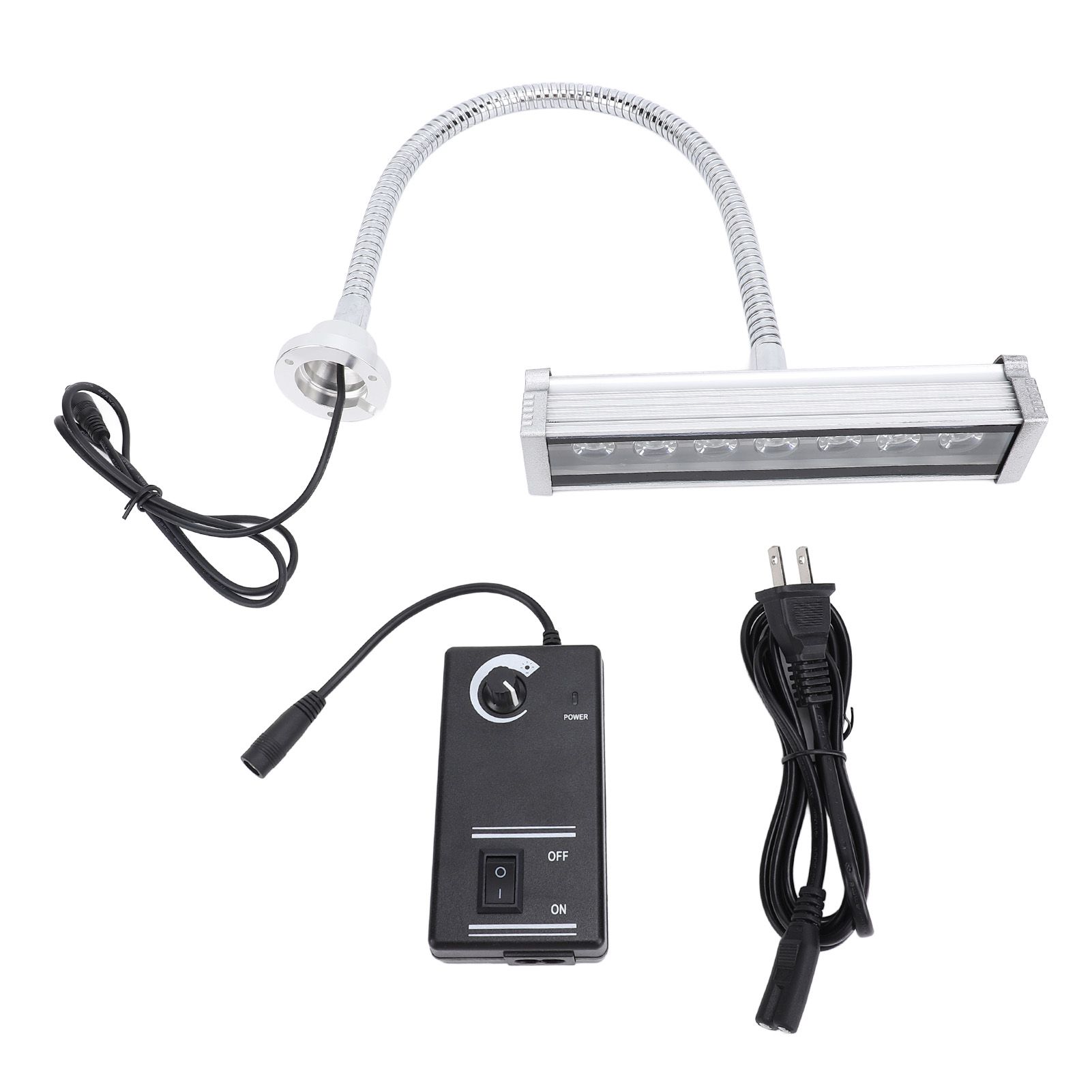 LED Green Work Light 7W Aluminum Tempered Glass Stepless Dimmable Industrial view 3