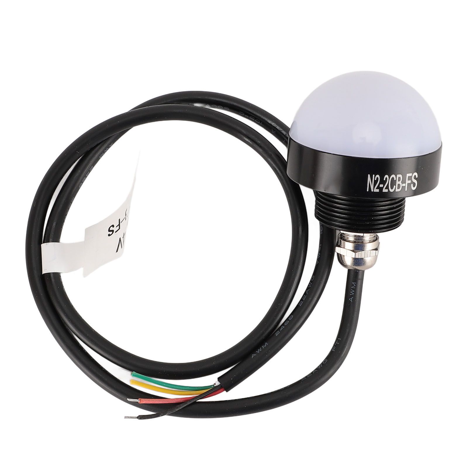 24V LED Industrial Warning Light Round Water Proof 3 Colors Industrial Signal