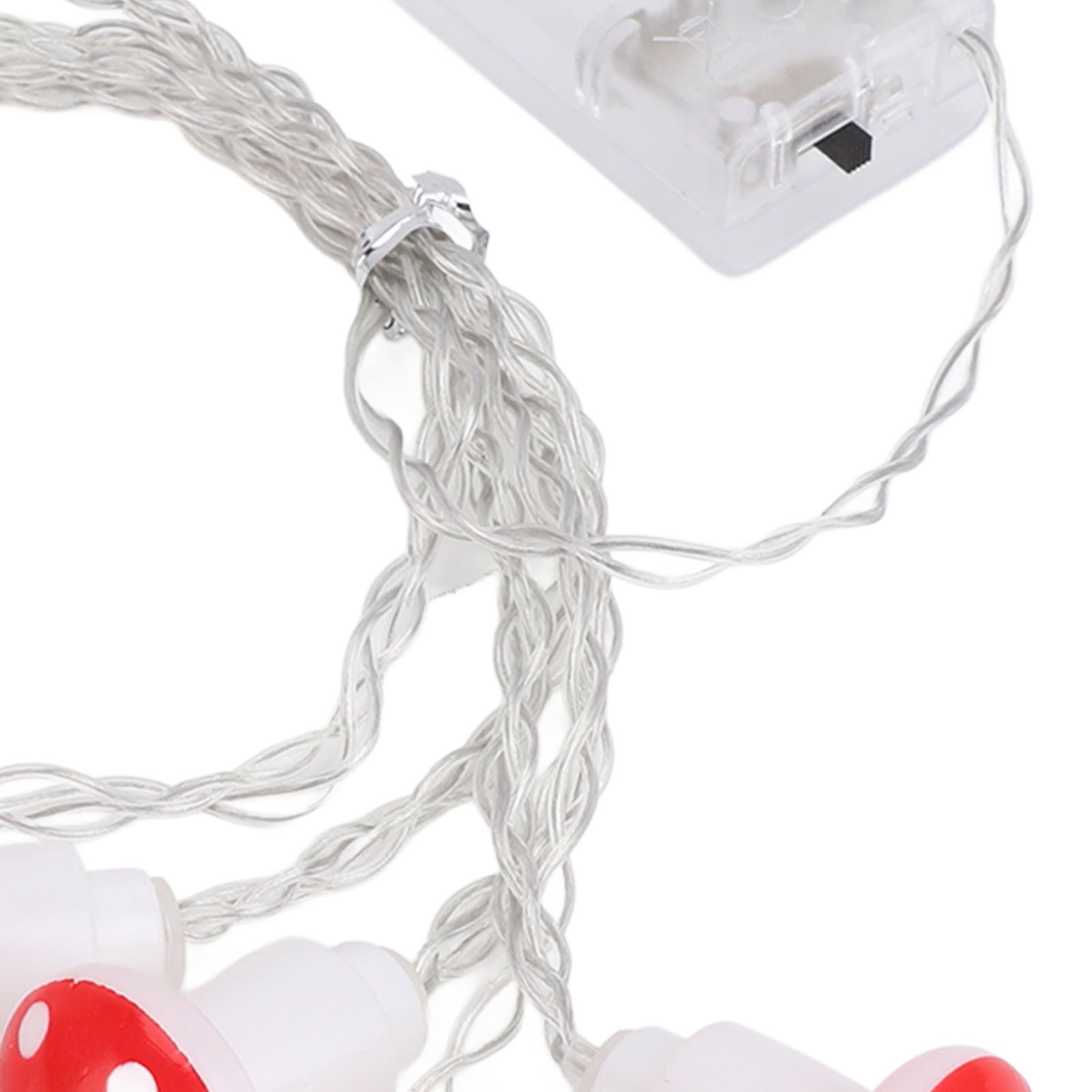 String Light 10LED 6.6ft Battery Operated Mushroom String Light for Lawn Tent view 7