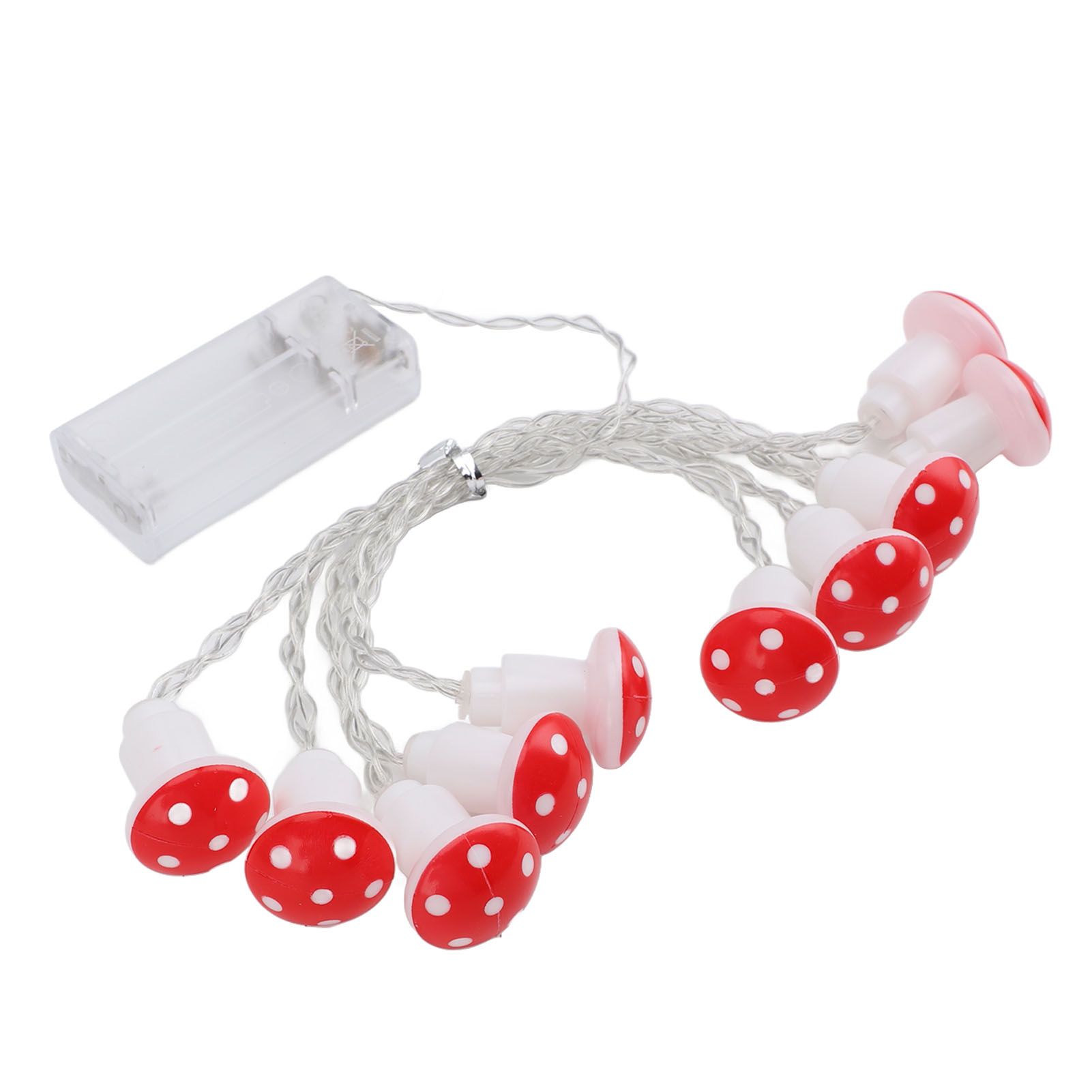 String Light 10LED 6.6ft Battery Operated Mushroom String Light for Lawn Tent view 10
