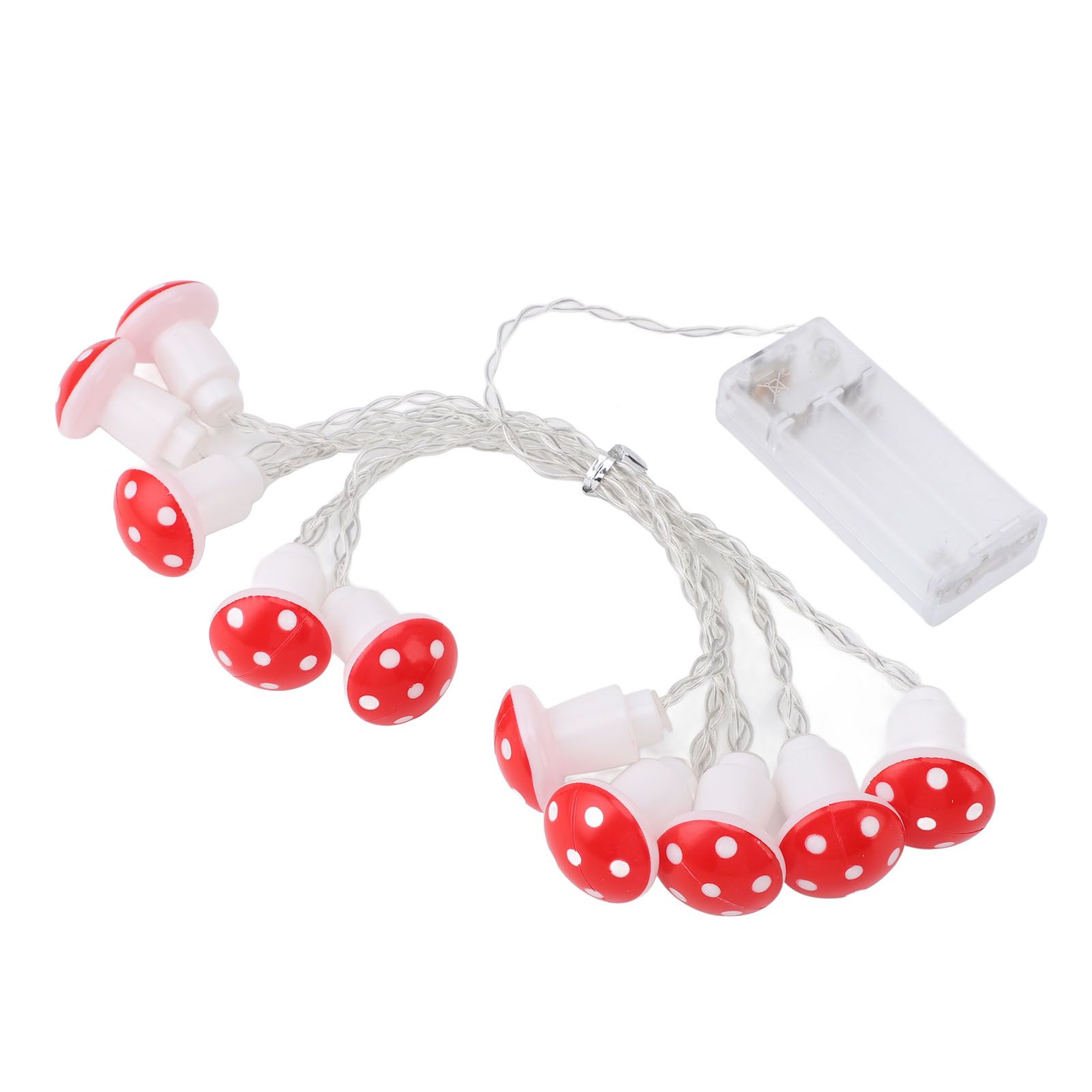 String Light 10LED 6.6ft Battery Operated Mushroom String Light for Lawn Tent view 11