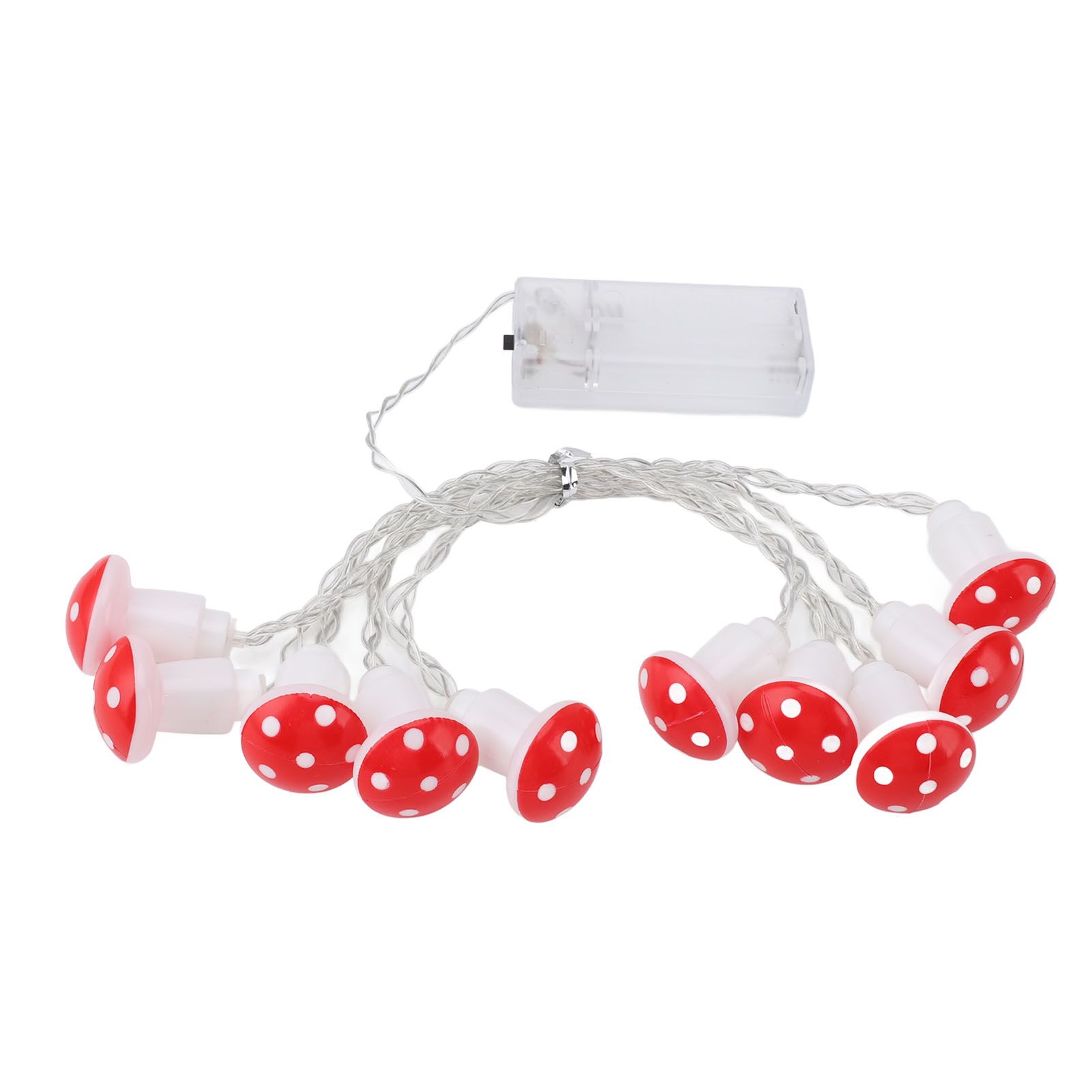 String Light 10LED 6.6ft Battery Operated Mushroom String Light for Lawn Tent view 12
