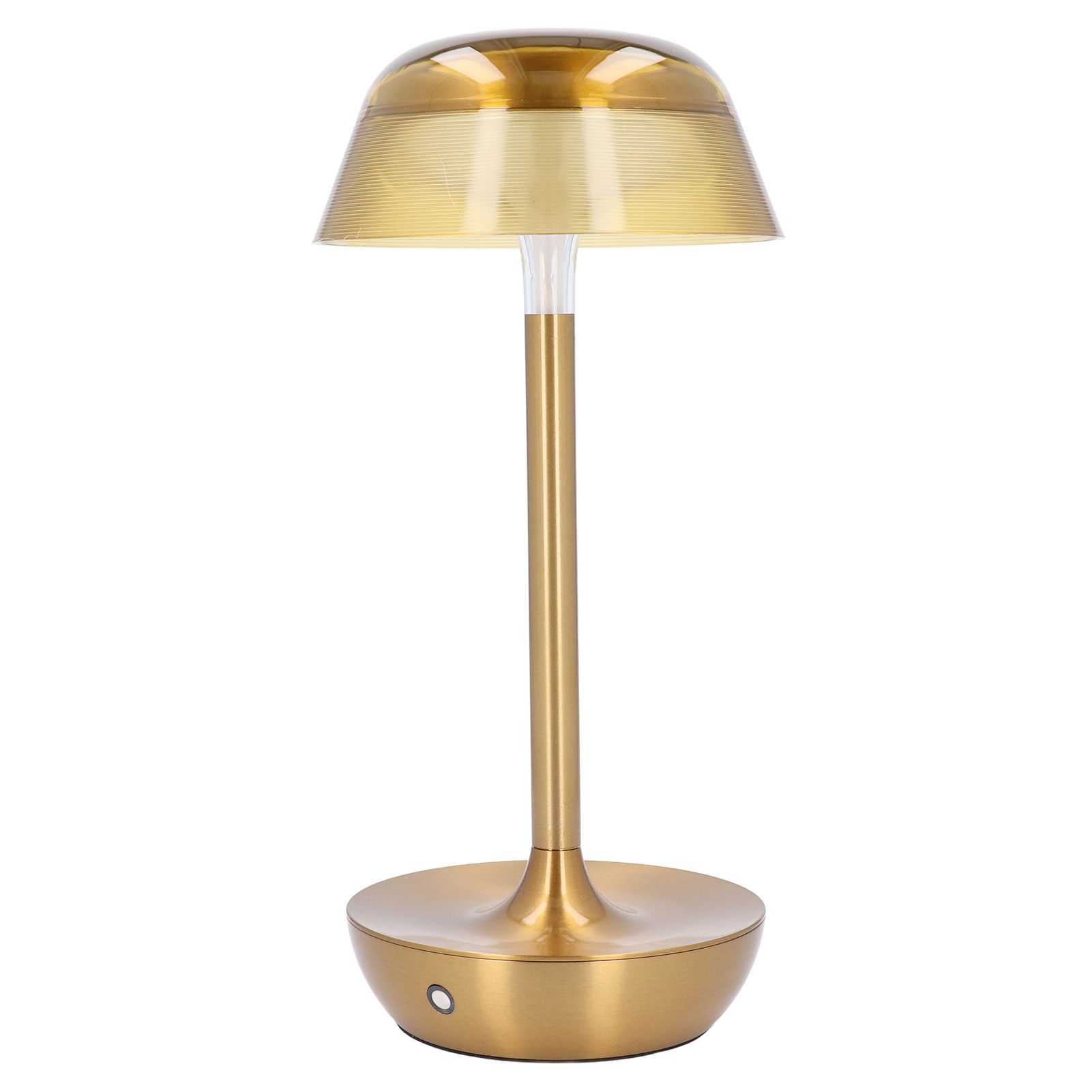 Golden Cordless Table Lamp Rechargeable Touch Control 3 Color Dimmable Battery
