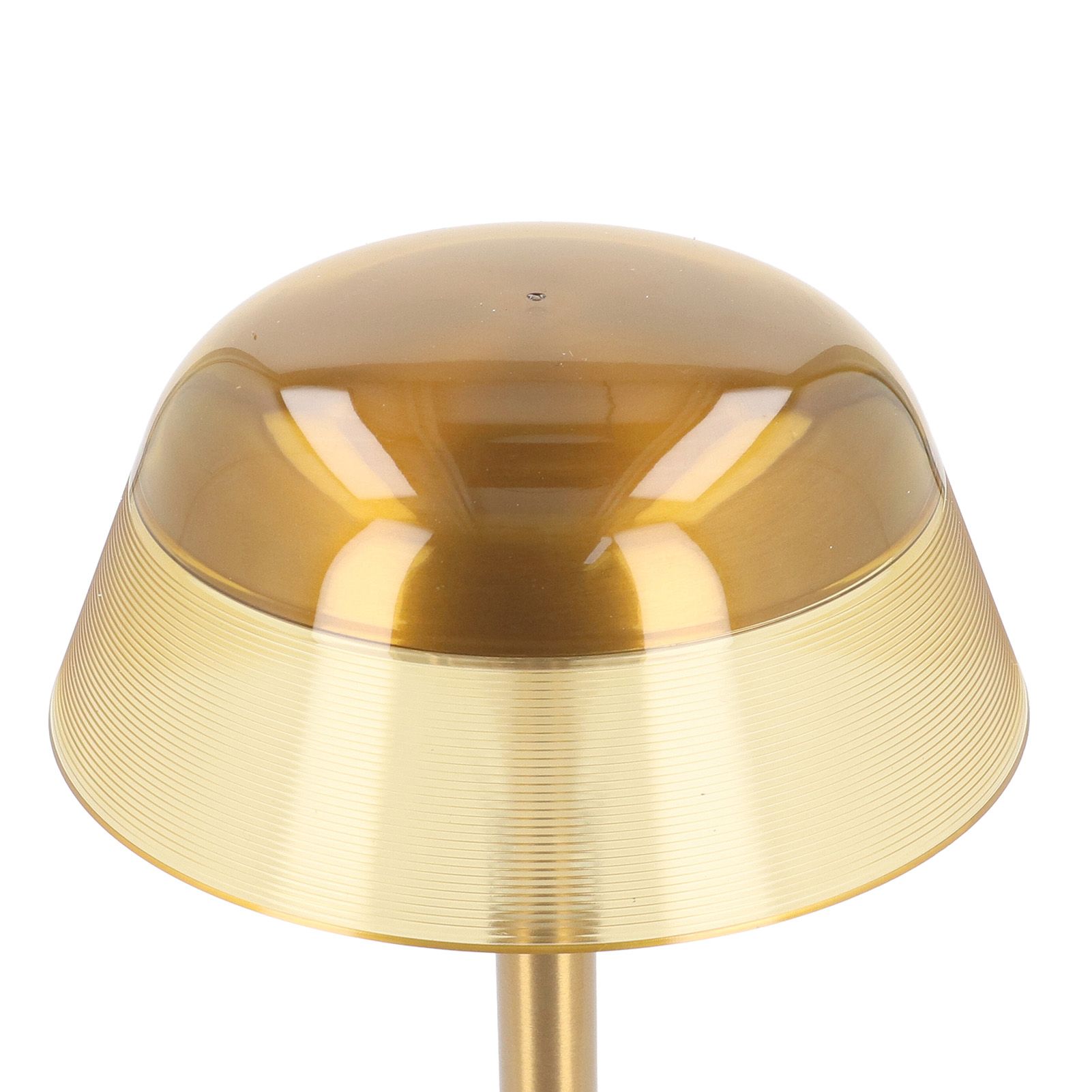 Golden Cordless Table Lamp Rechargeable Touch Control 3 Color Dimmable Battery view 2