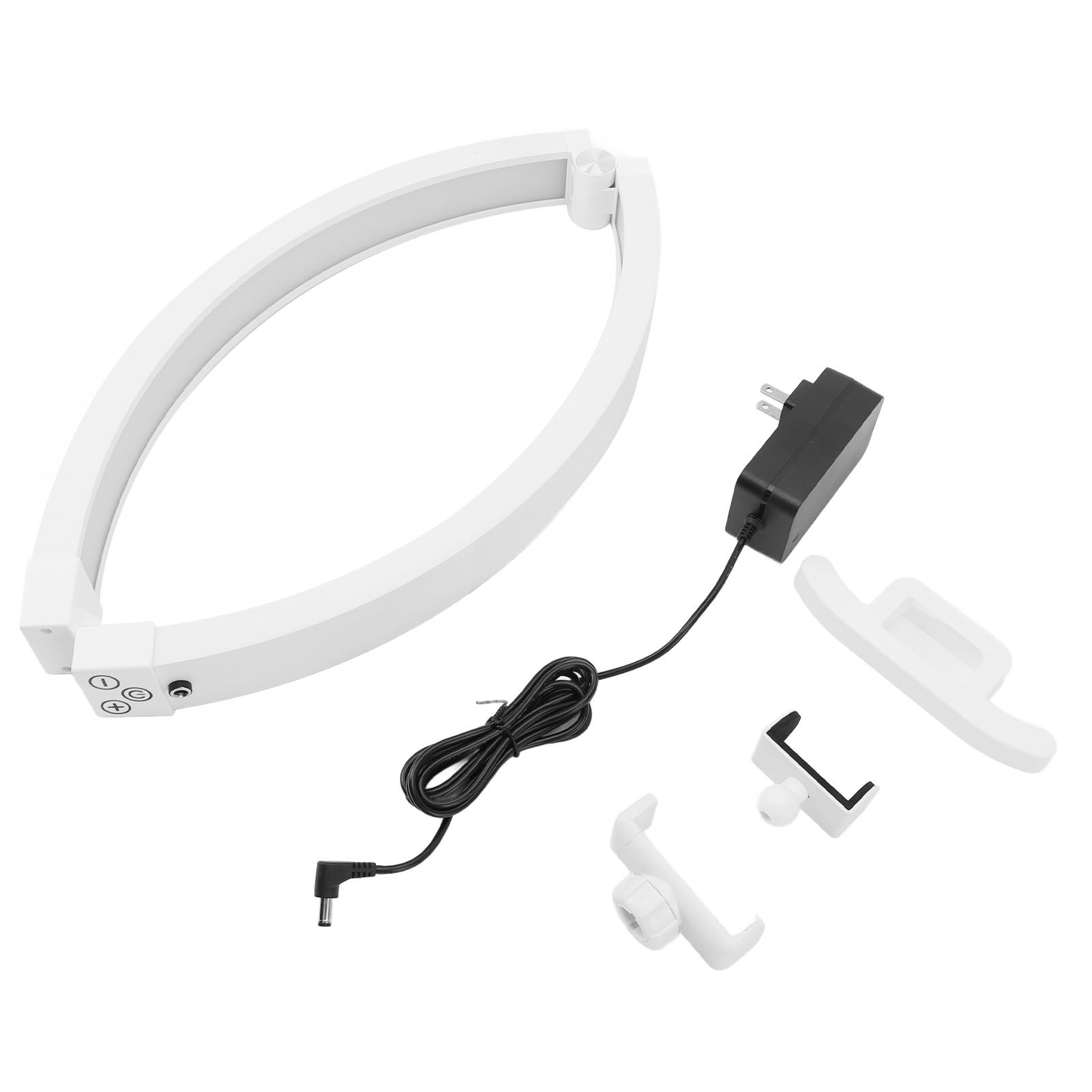 Half Moon Light for Nail Desk with Phone Holder Foldable Touch Control 20W view 3