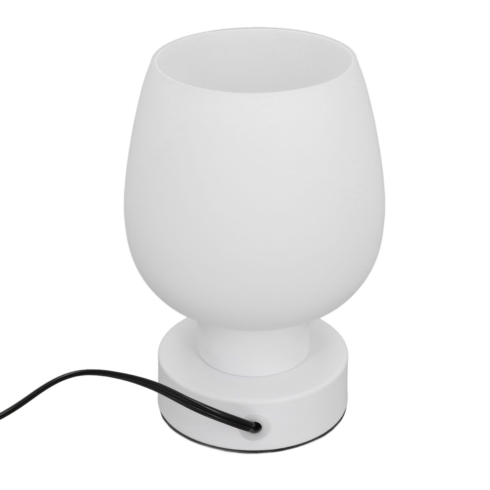 Touch Bedside Lamp Light Luxury Glass Lampshade Dimmable Modern Small Lamp view 9