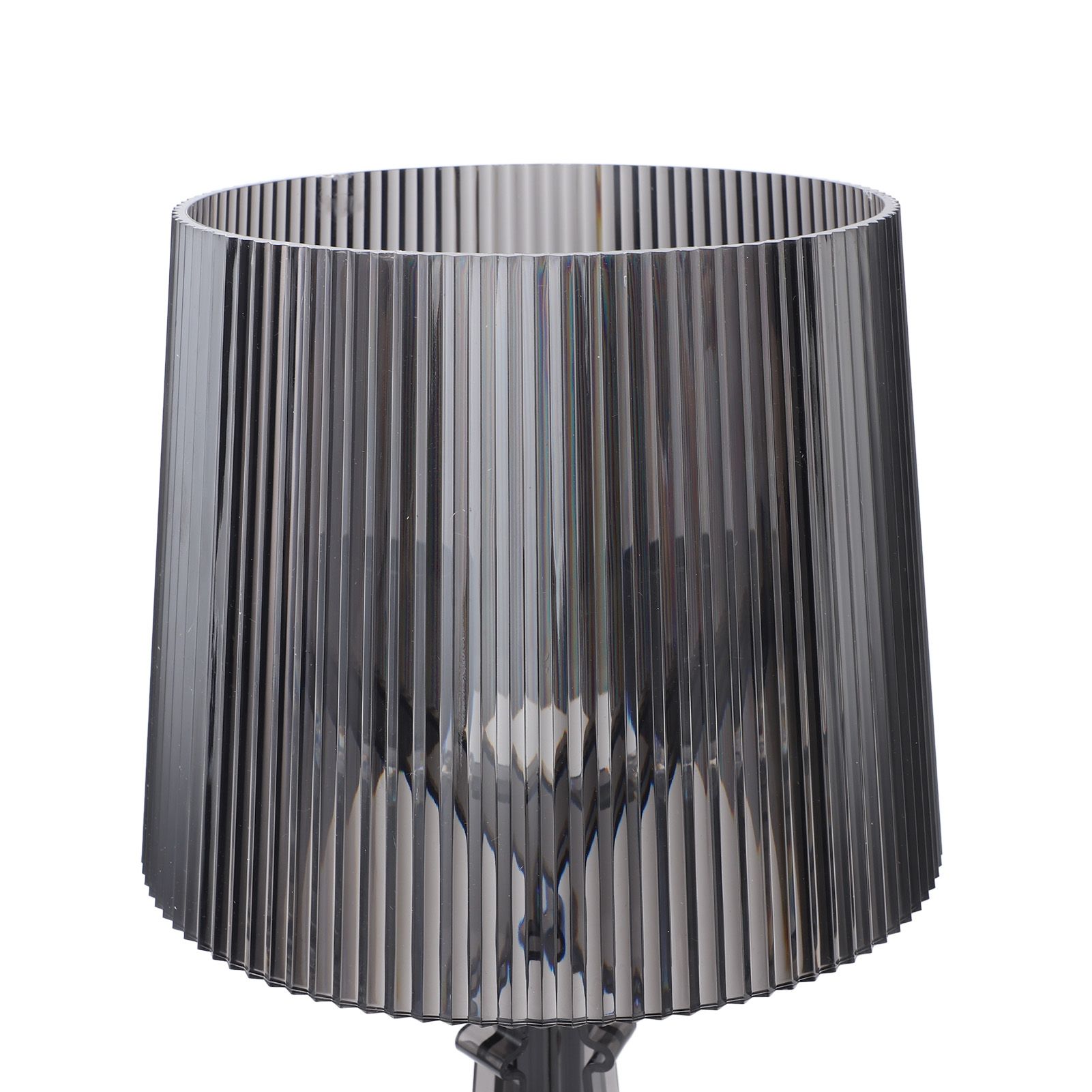 Transparent Acrylic Bedside Table Lamp Contemporary Baroco Style Reading Desk view 2