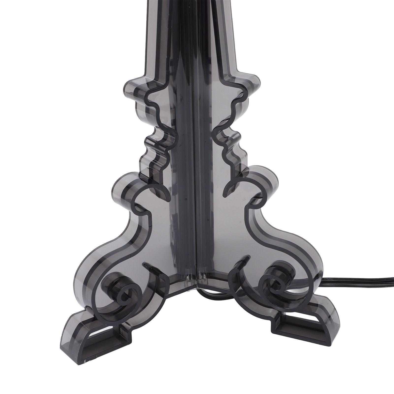 Transparent Acrylic Bedside Table Lamp Contemporary Baroco Style Reading Desk view 5