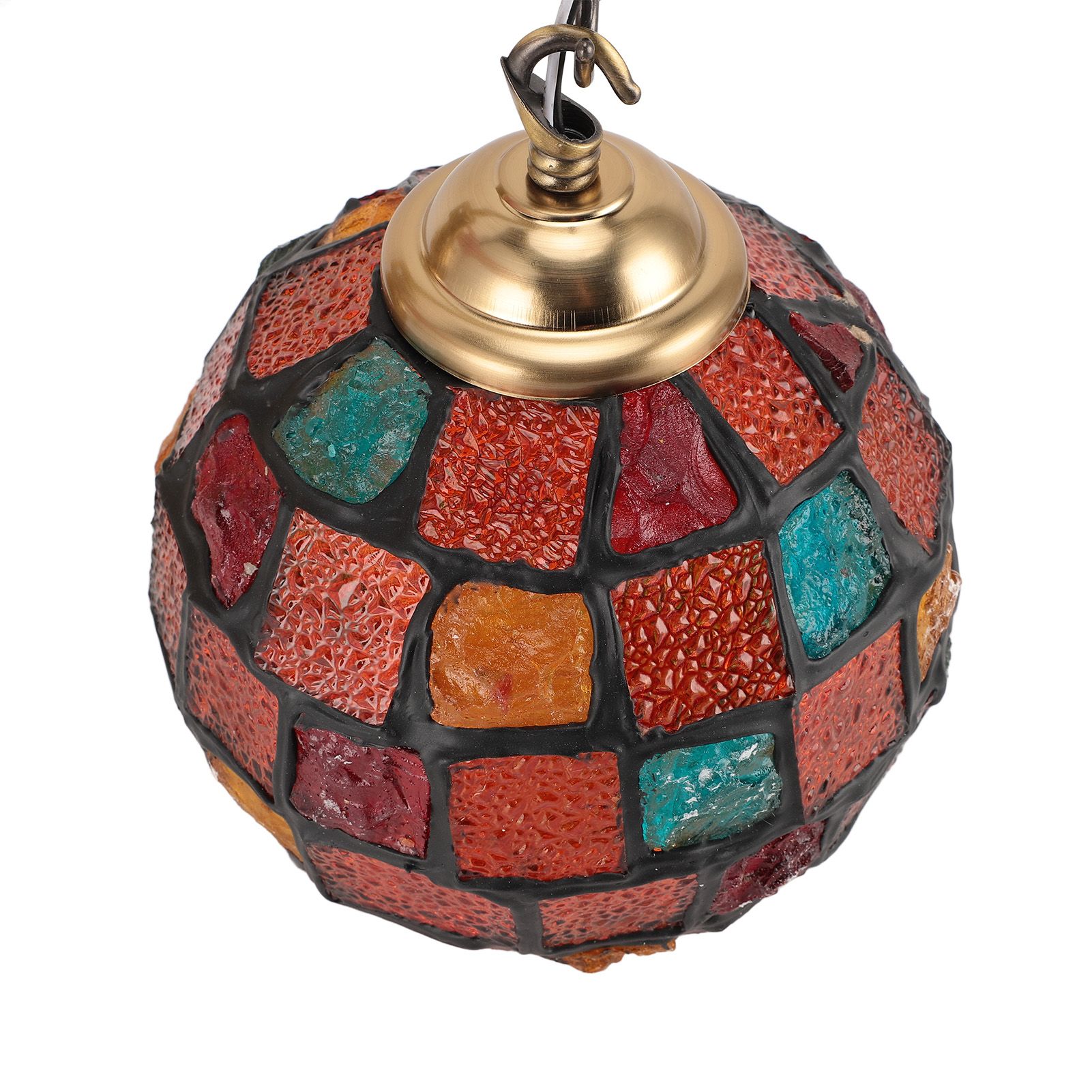 Turkish Wall Sconce Glass Iron 60W E27 E26 Hardwired Decorative Mosaic Wall view 7