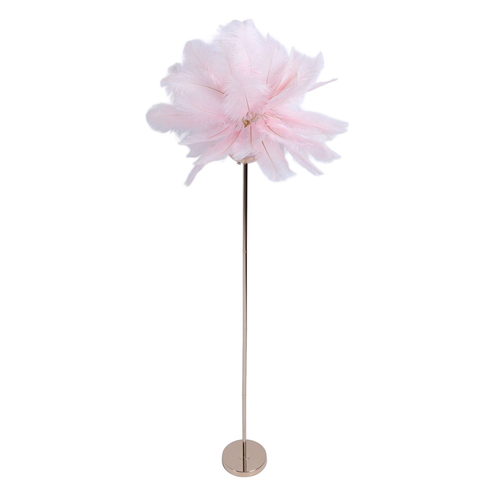 61in Decorative Feather LED Floor Lamp 3 Color Temperature Stepless Dimming view 8