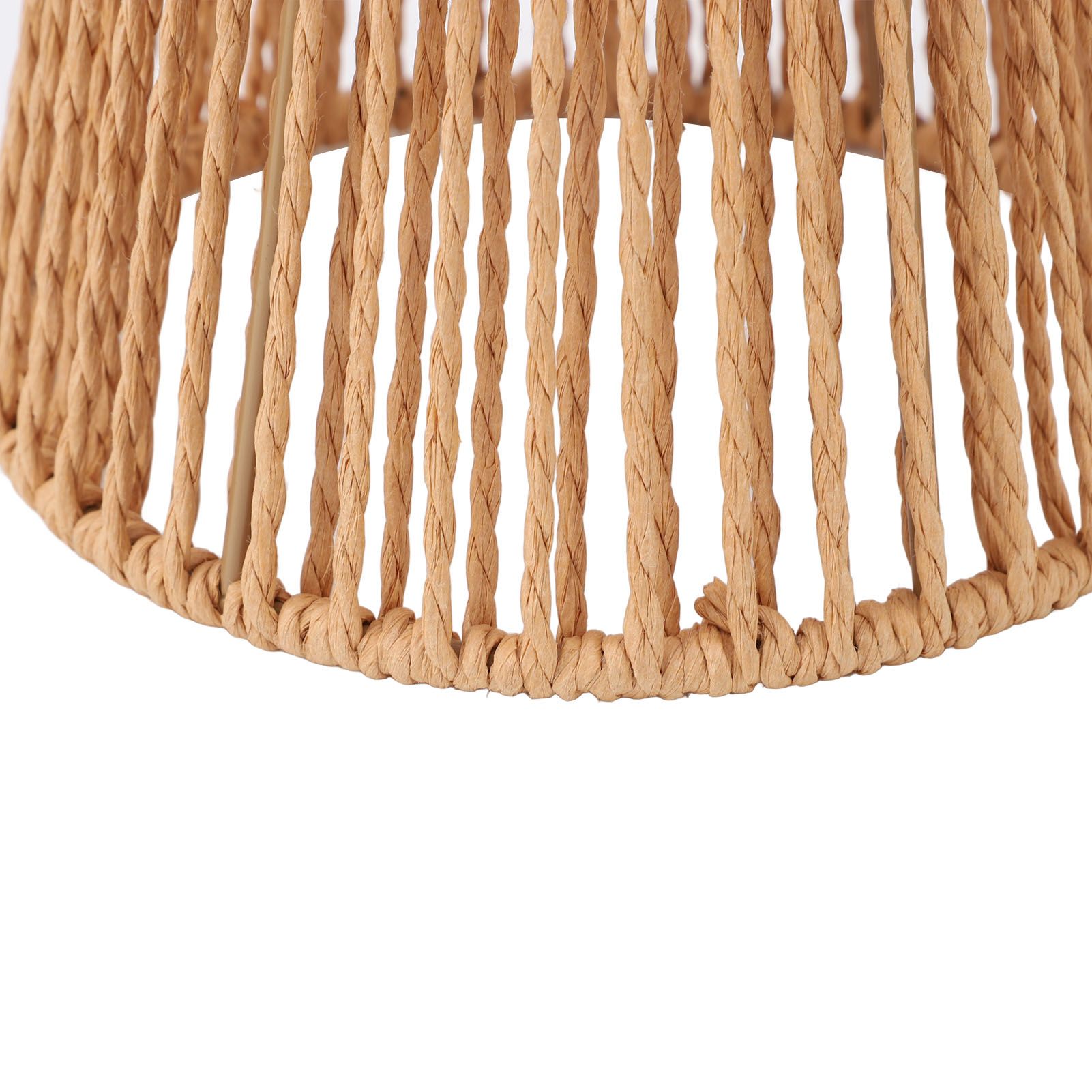 3pcs Small Lamp Shades Replacement Woven Lampshade for Floor Lamps Pendant view 2
