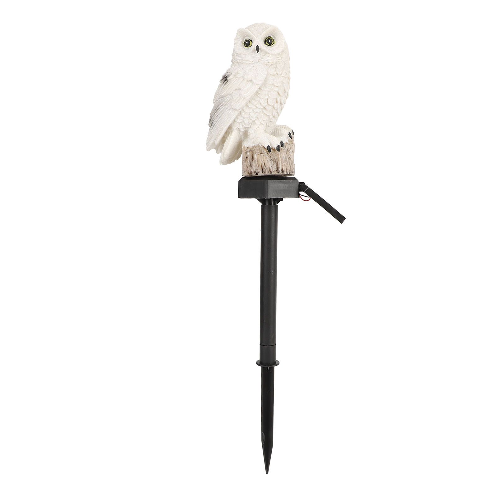 Owl Solar Garden Light Water Proof Decorative LED Light with Stake for Lawn
