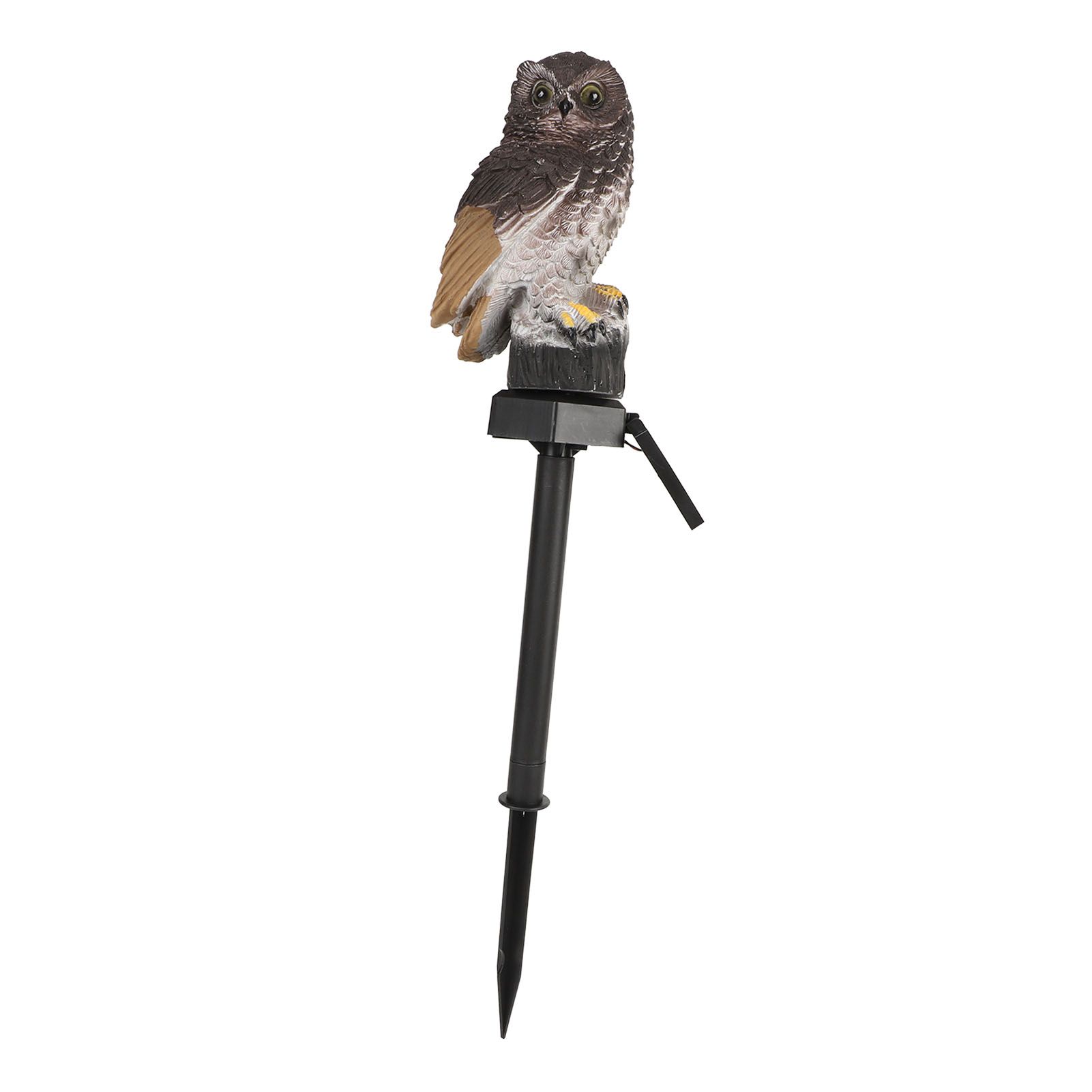 Owl Solar Garden Light Water Proof Decorative LED Light with Stake for Lawn view 8