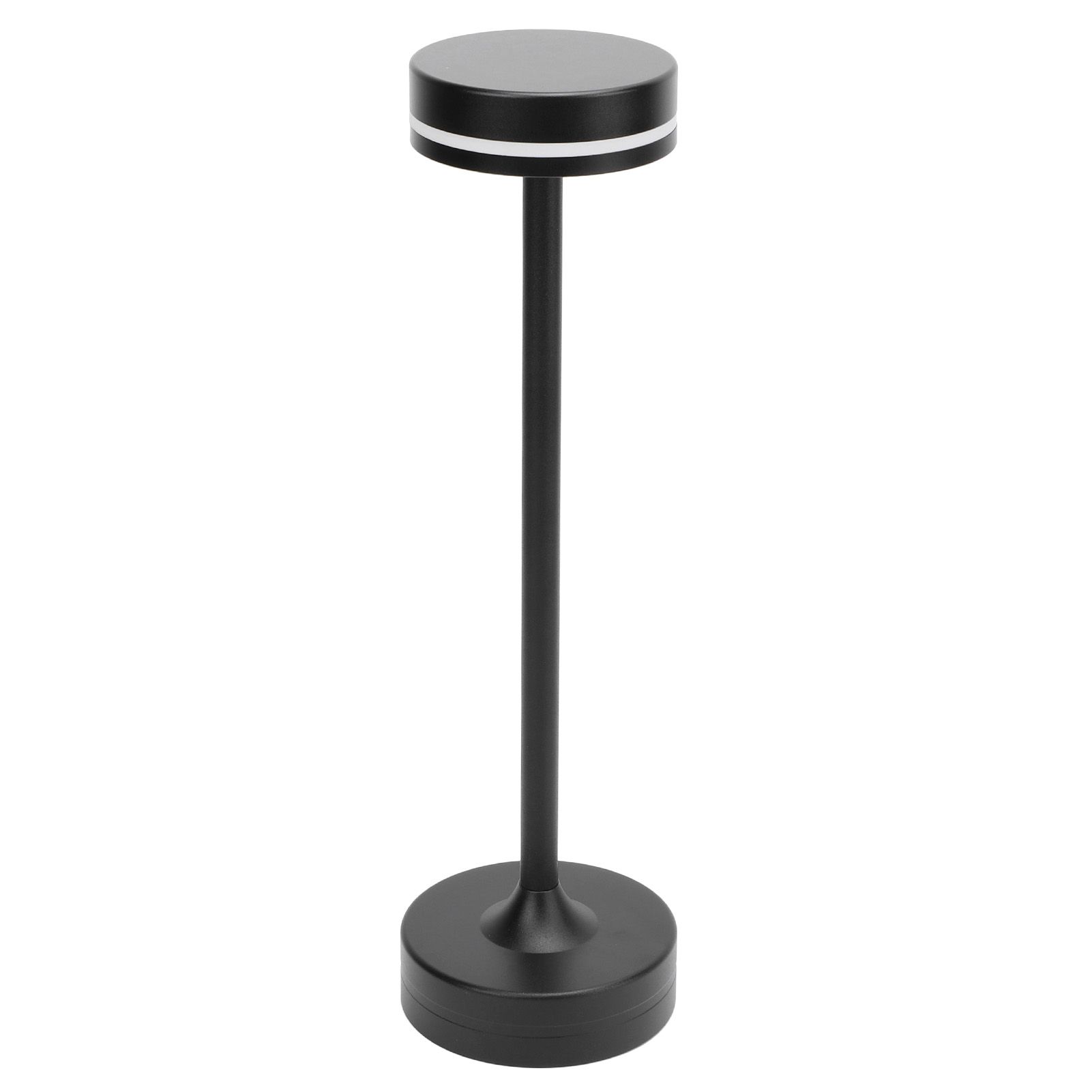 Small Bedside Table Lamp Cordless Rechargeable 3 Color Stepless Dimmable Touch view 9