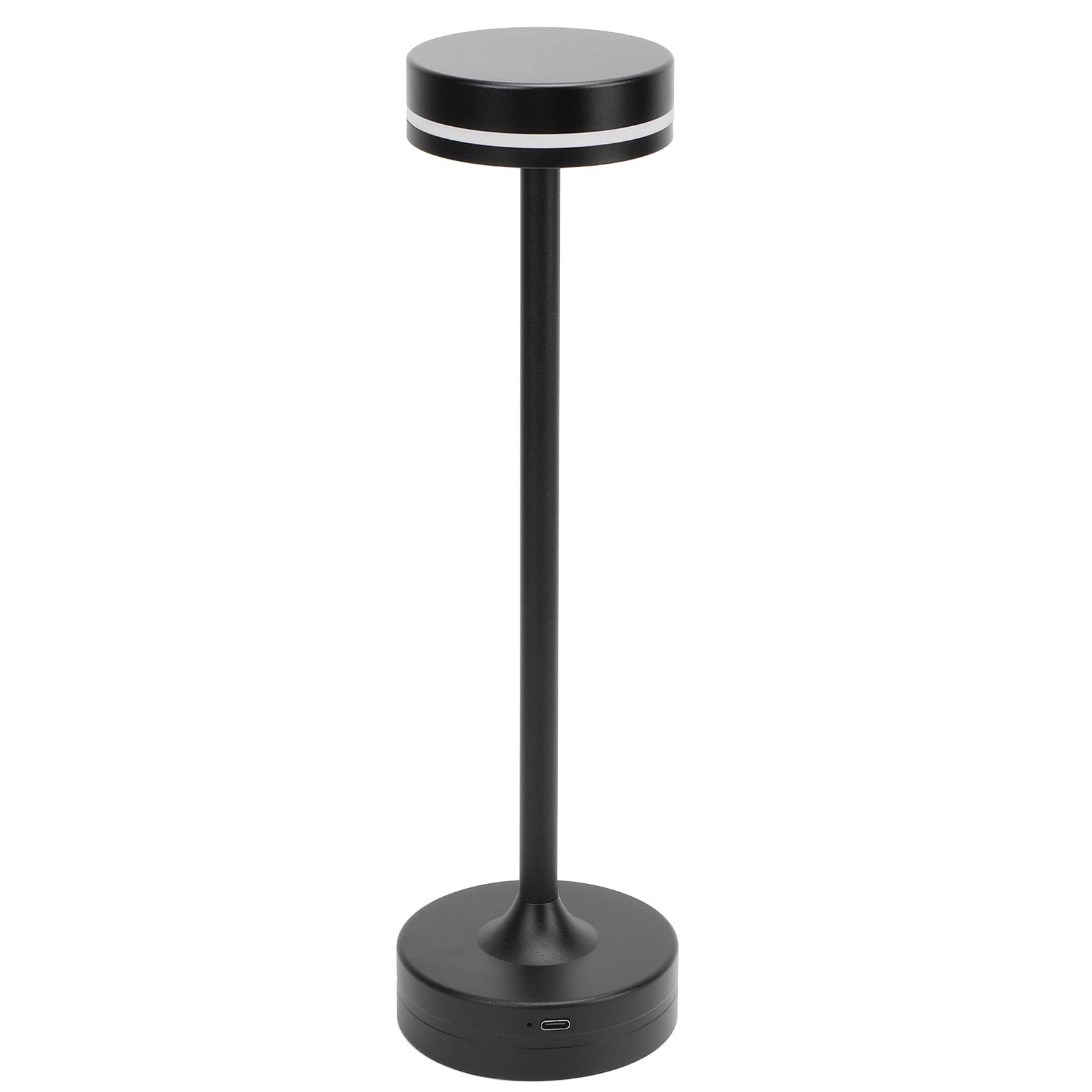 Small Bedside Table Lamp Cordless Rechargeable 3 Color Stepless Dimmable Touch view 12