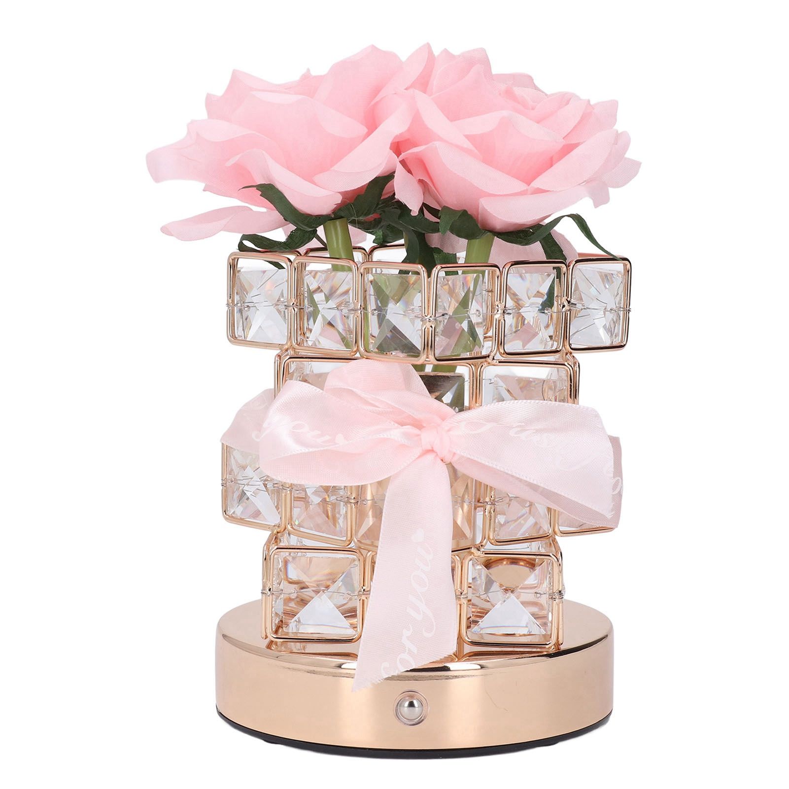 Rose Flower Lamp Rechargeable Touch Control Stepless Brightness Dimming 3