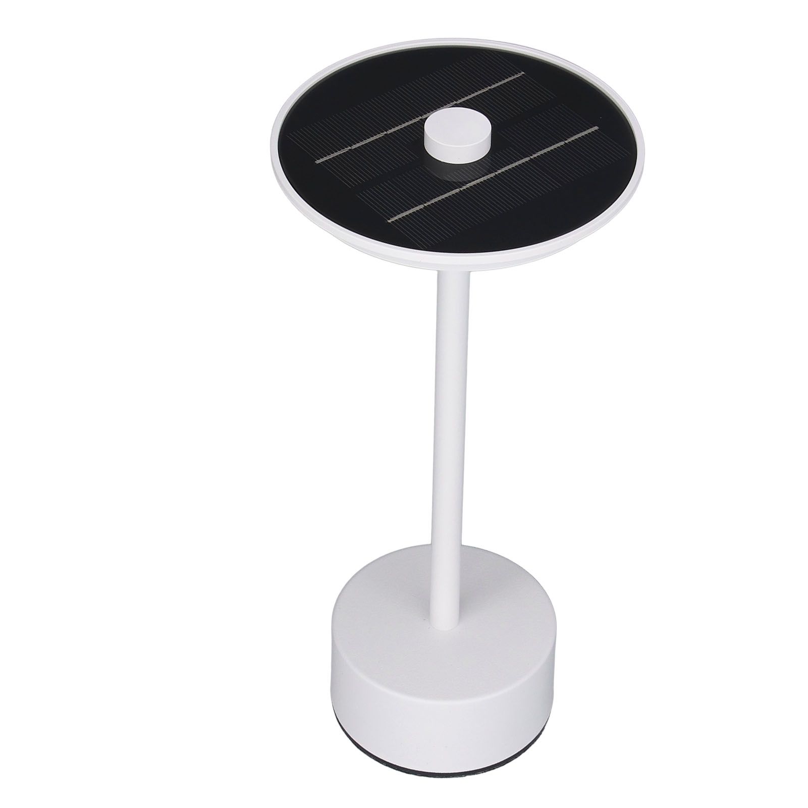 Solar Table Lamp LED Cordless 3 Light Source Touch Control Stepless Dimmable