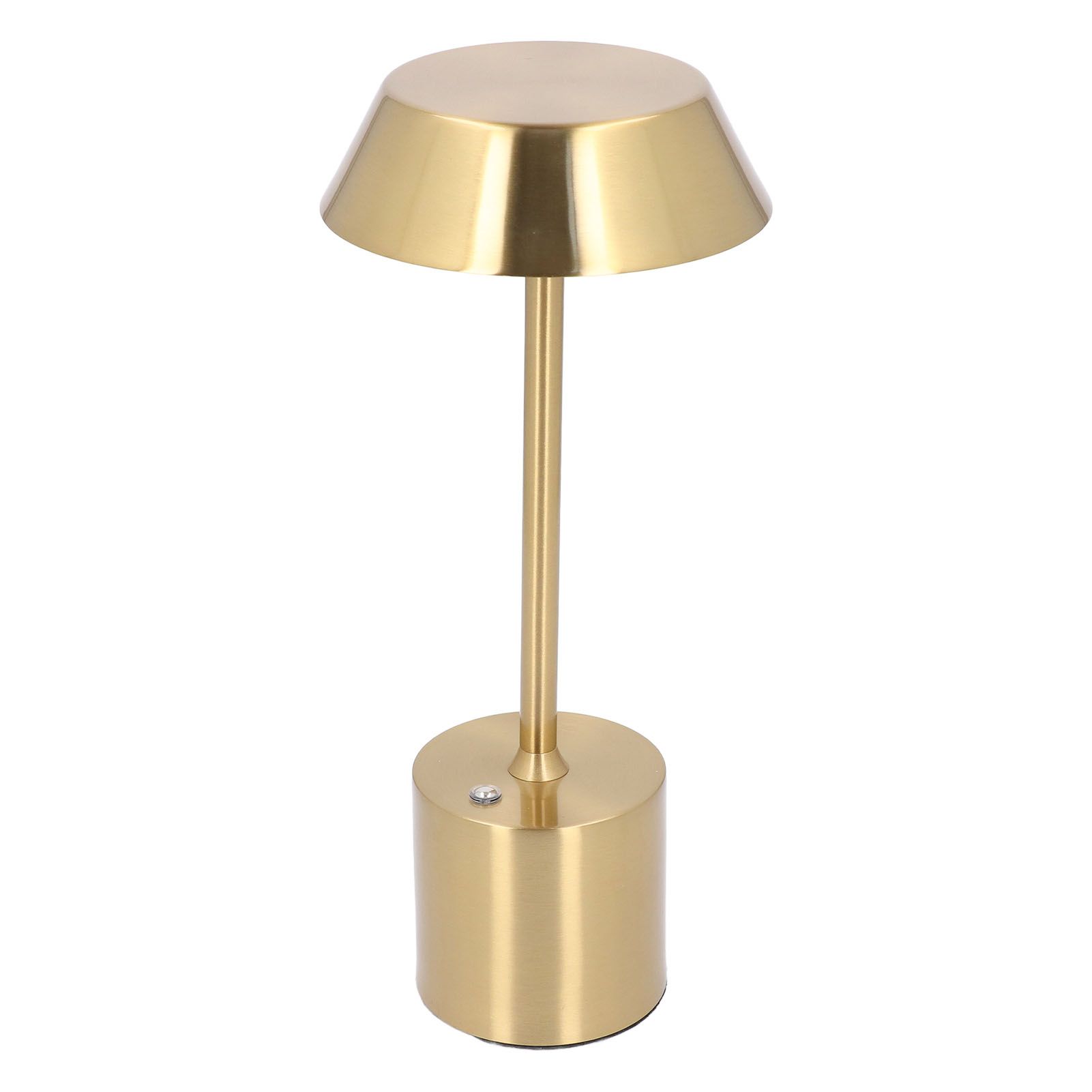 LED Cordless Desk Lamp Gold Rechargeable 3 Color Touch Dimmable Battery