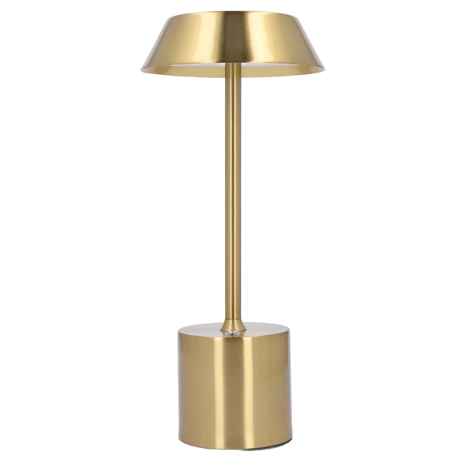 LED Cordless Desk Lamp Gold Rechargeable 3 Color Touch Dimmable Battery view 4