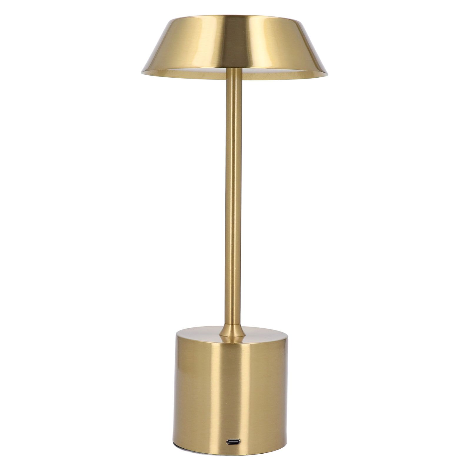 LED Cordless Desk Lamp Gold Rechargeable 3 Color Touch Dimmable Battery view 9