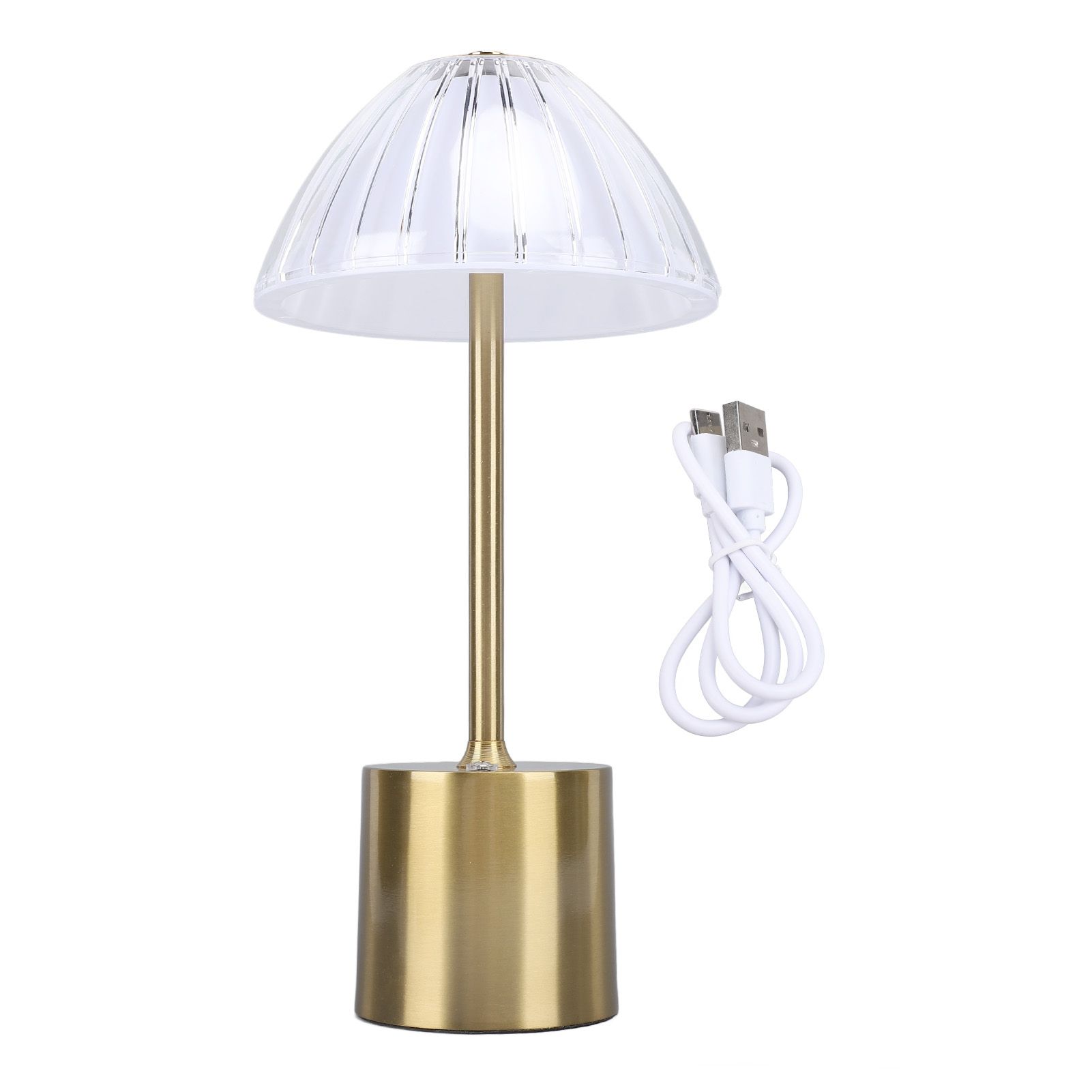 Portable Crystal LED Desk Lamp 3 Levels Brightness Touch Control Dimmable view 3