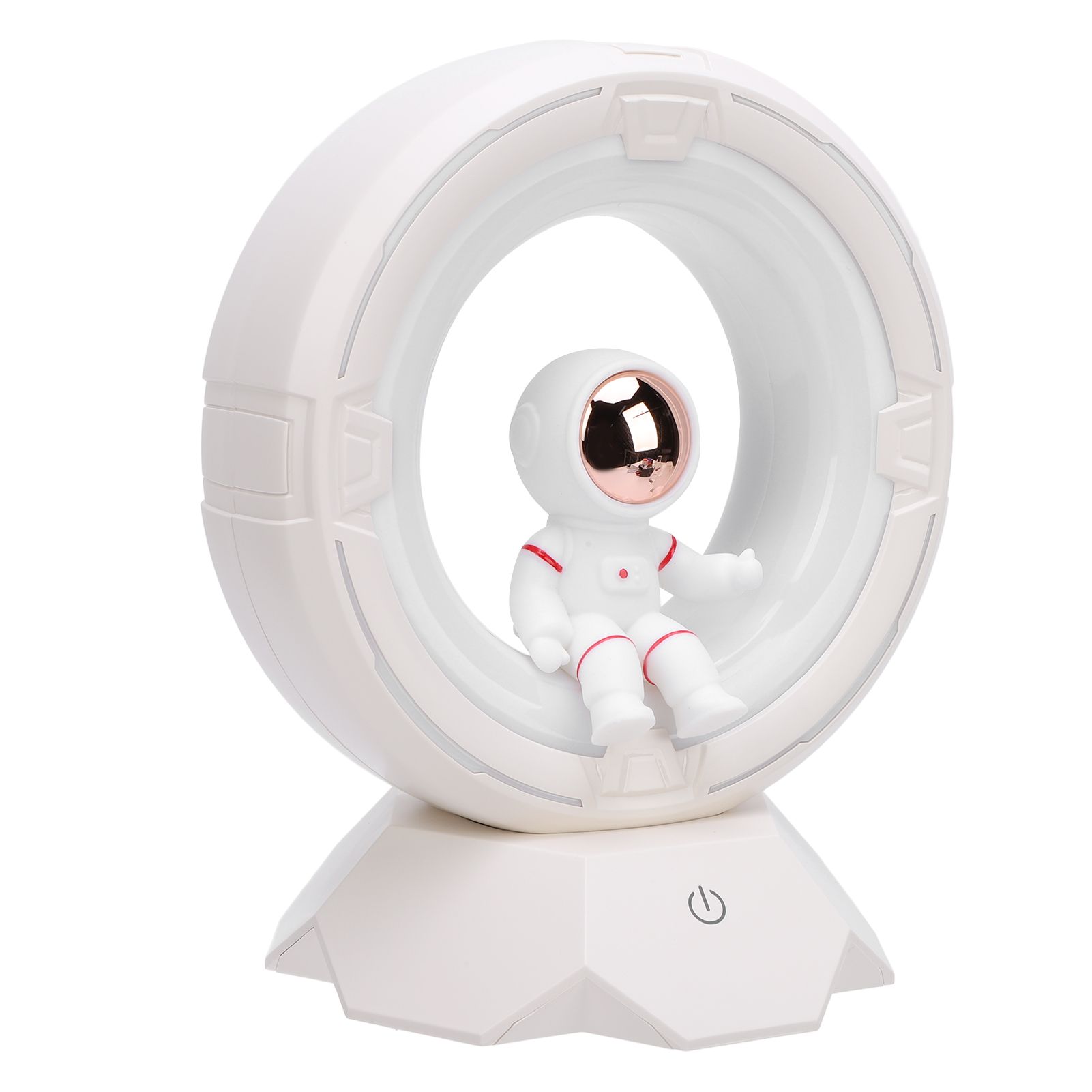 Space Man Night Light for Kids ABS PC Silicone 3 Color Temperature USB view 4