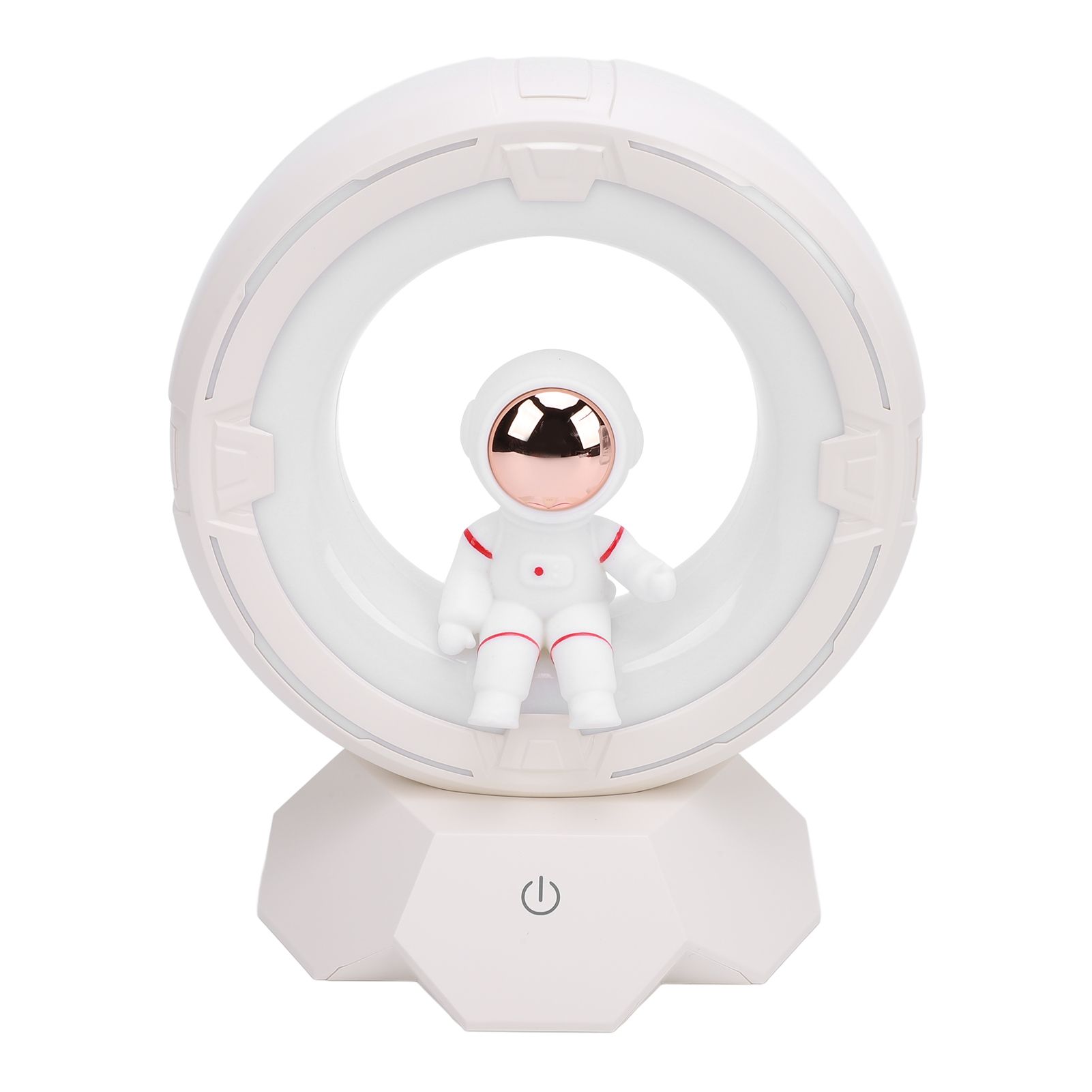 Space Man Night Light for Kids ABS PC Silicone 3 Color Temperature USB view 8