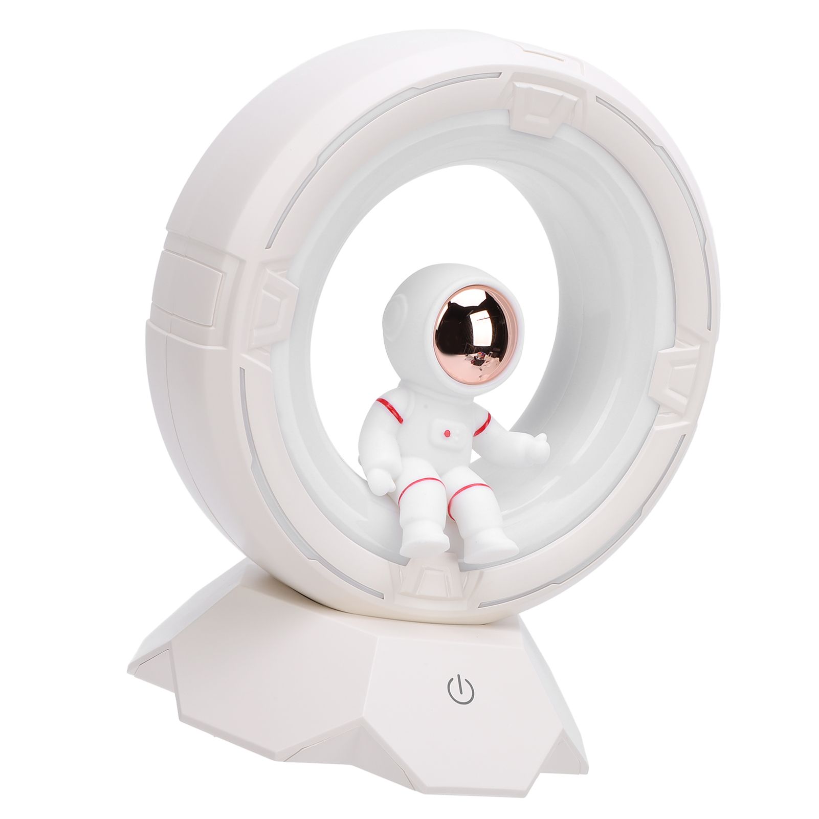 Space Man Night Light for Kids ABS PC Silicone 3 Color Temperature USB view 11