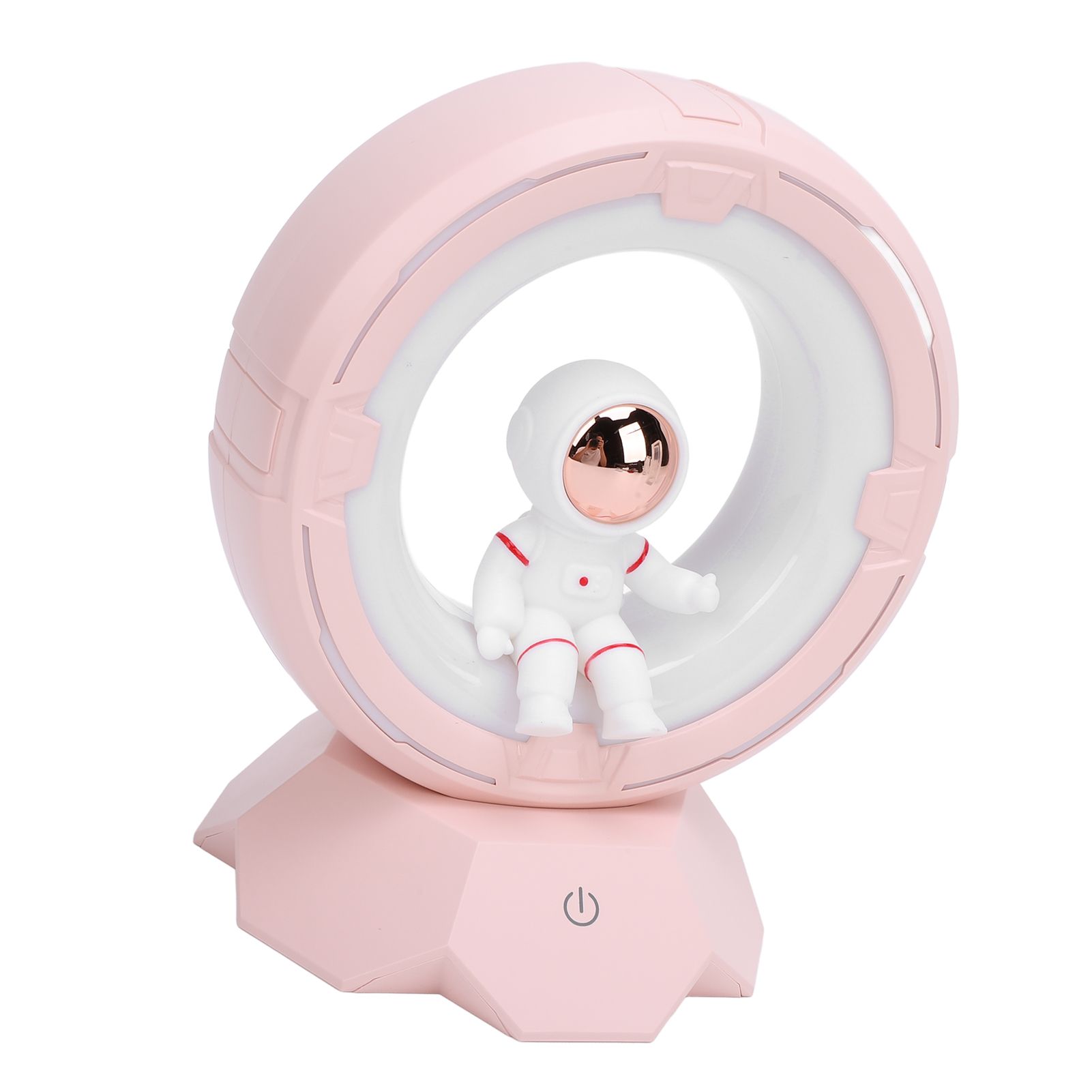 Space Man Night Light for Kids ABS PC Silicone 3 Color Temperature USB view 12