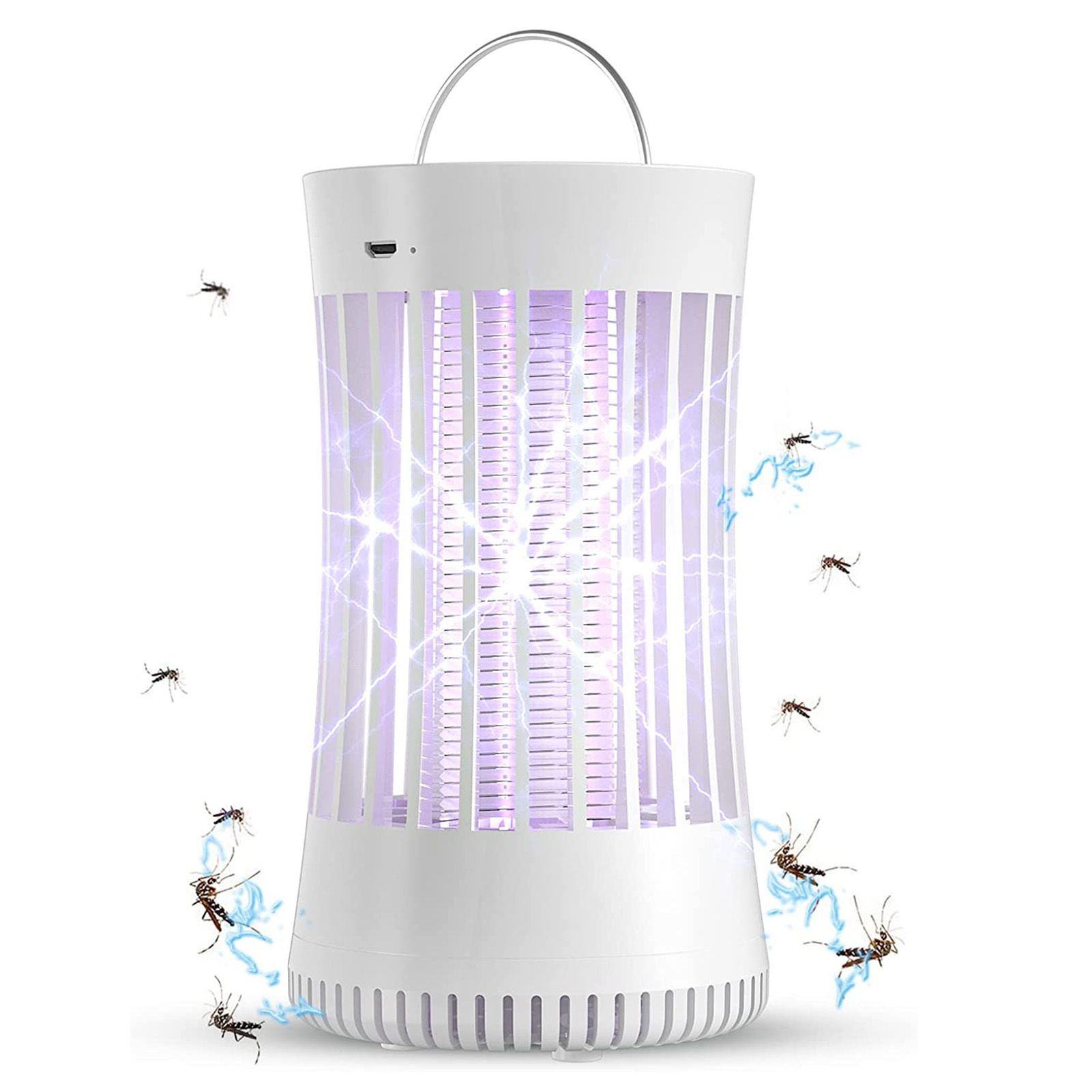 Electric Fly Light Electric Suction Type Purple Light Silent USB Rechargeable