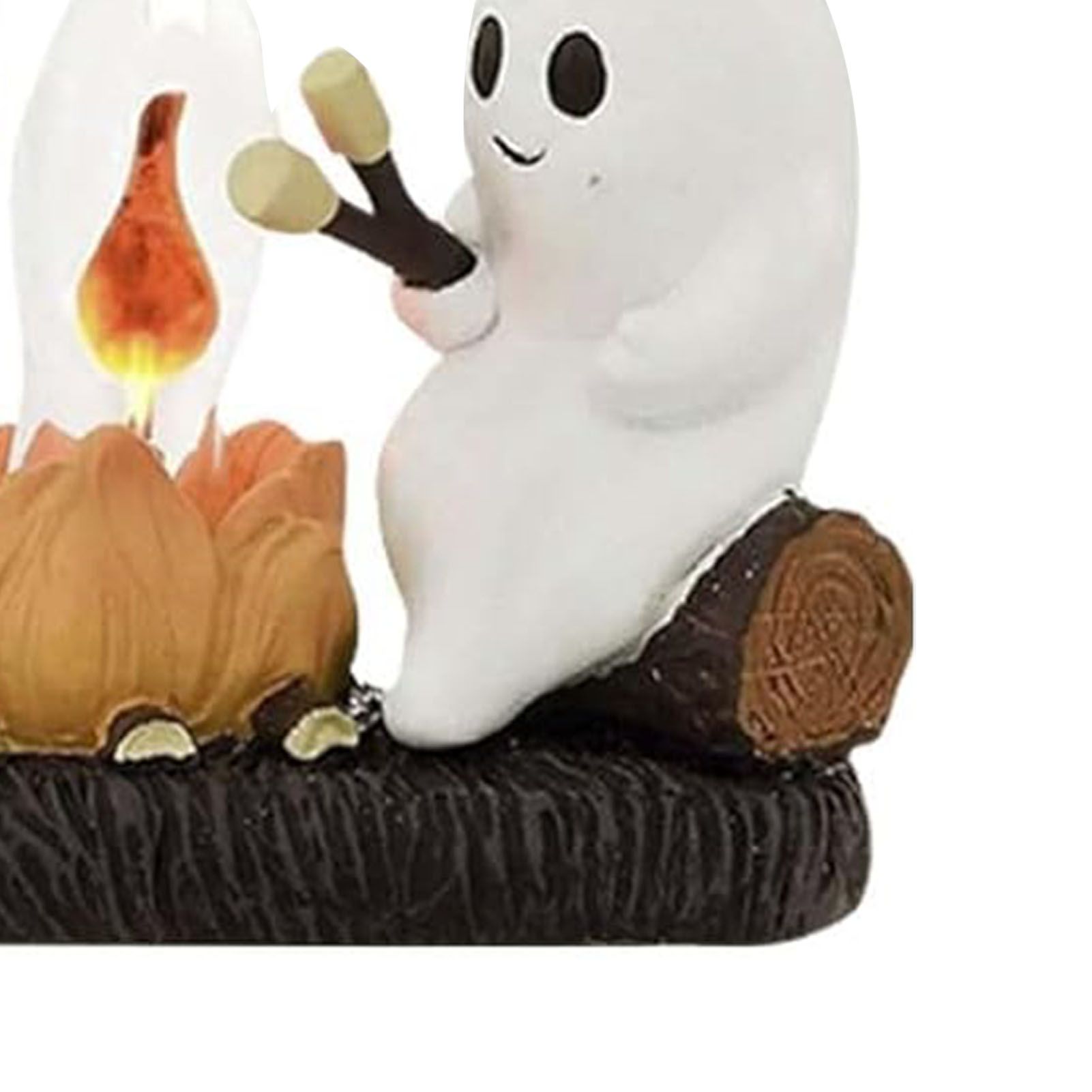 LED Ghost Campfire Flickering Night Light 2 Ghosts Roasting Marshmallows At view 5