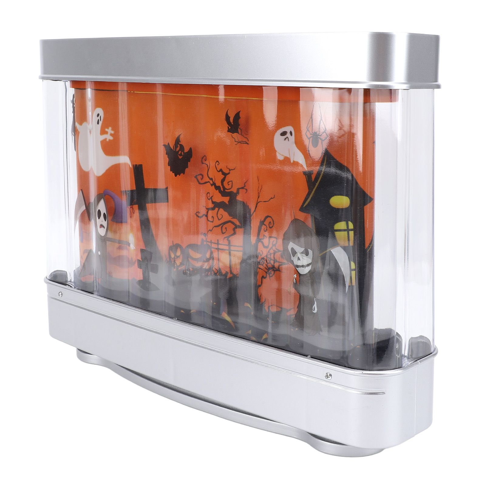 LED Light Up Witch Ghost Bat Pumpkin Lamp Light Fish Tank Aquarium Shaped