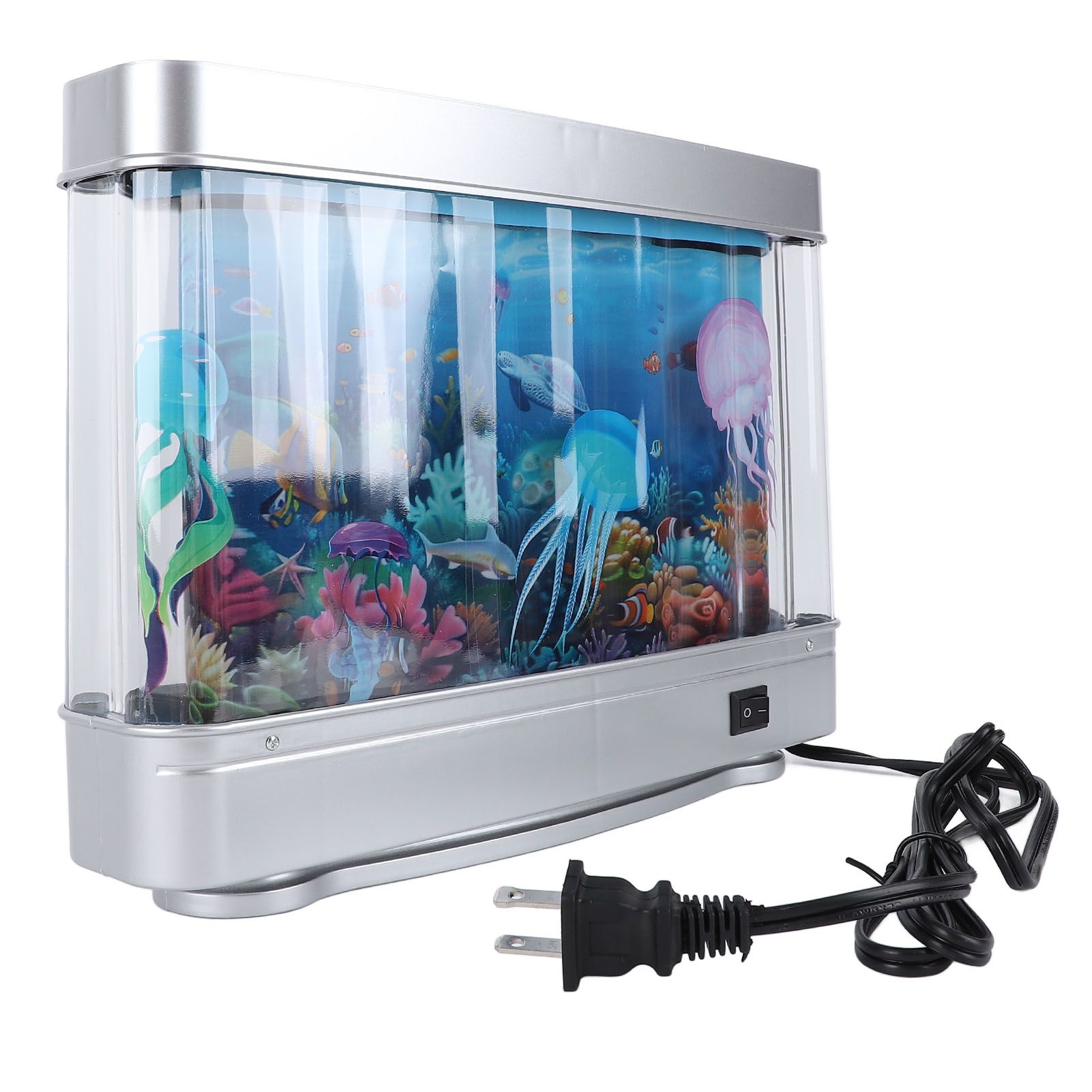 Fake Fish Tank Lamp with Moving Fish LED Artificial Aquarium Decorative Lamp view 6