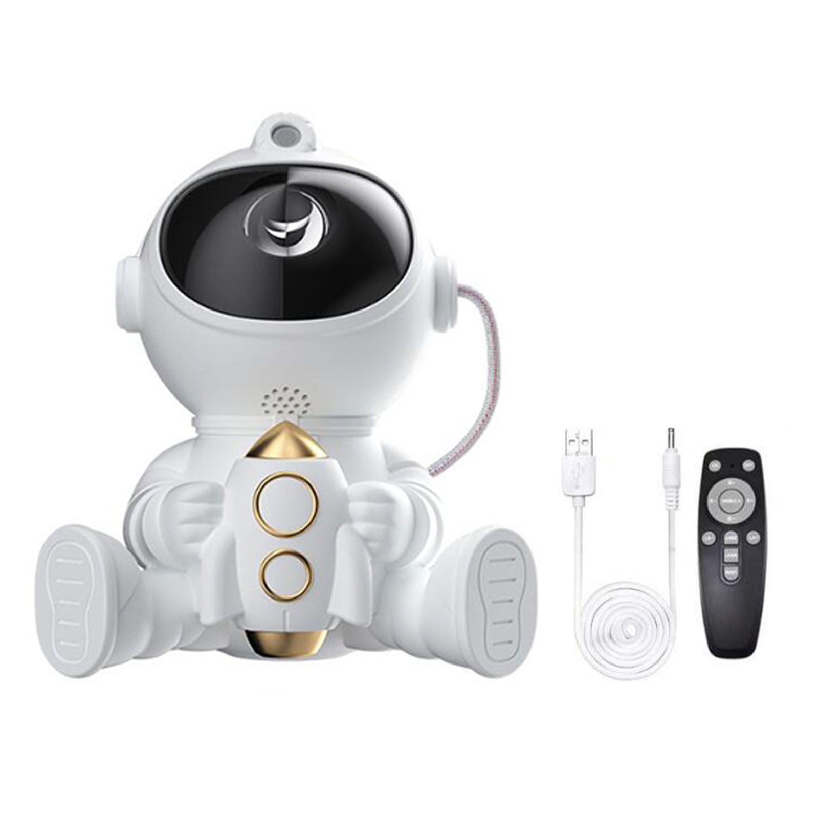 Star Projector Night Light Space Man Space Projector Lamp with Remote Kids view 2