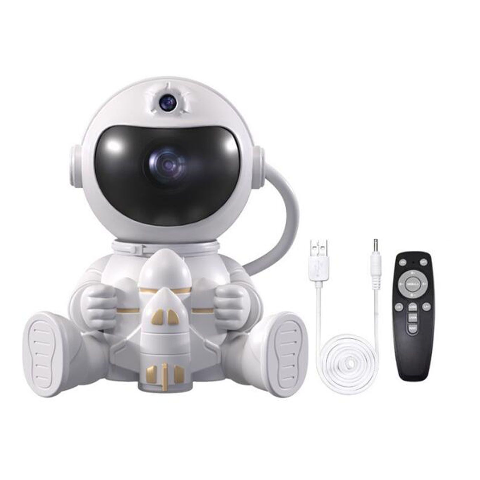 Star Projector Night Light Space Man Space Projector Lamp with Remote Kids view 2