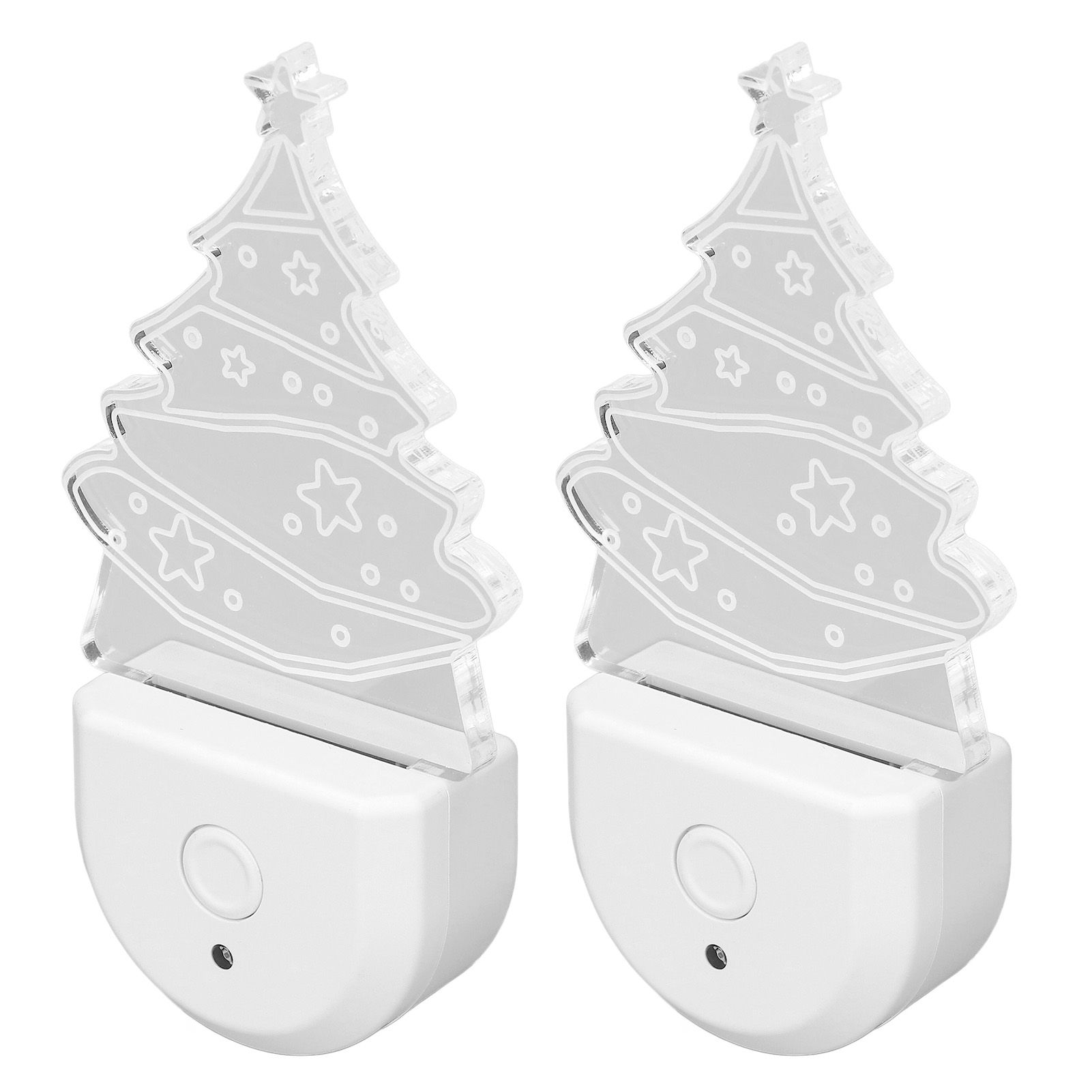Xmas Tree LED Night Light Dusk To Dawn Sensor Plug and Play Energy Saving RGB view 7