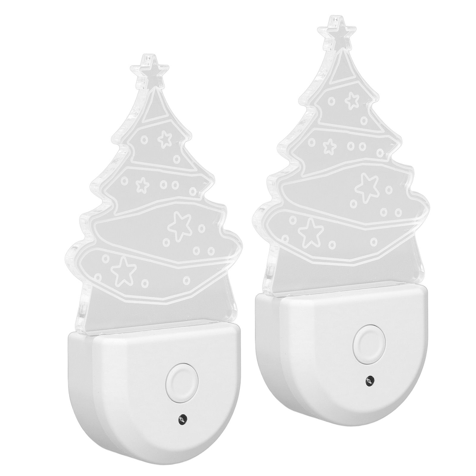 Xmas Tree LED Night Light Dusk To Dawn Sensor Plug and Play Energy Saving RGB view 12