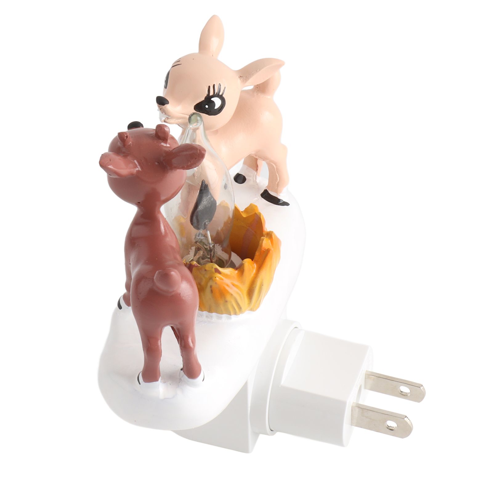 Campfire Flickering Night Light Resin Warm Light Cute Look Portable Decorative view 6