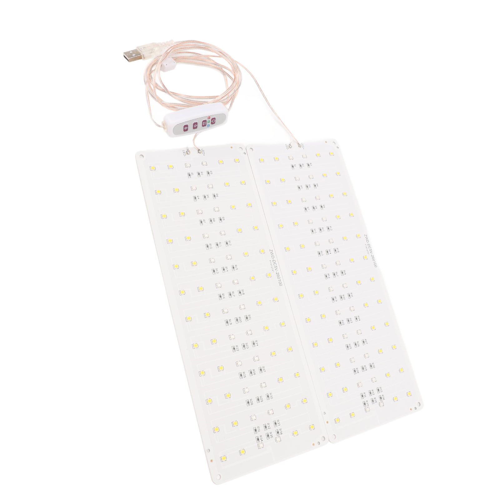 LED Grow Light Panel 5 Brightnesses Dimmable Ultra Thin Under Cabinet Plant view 6