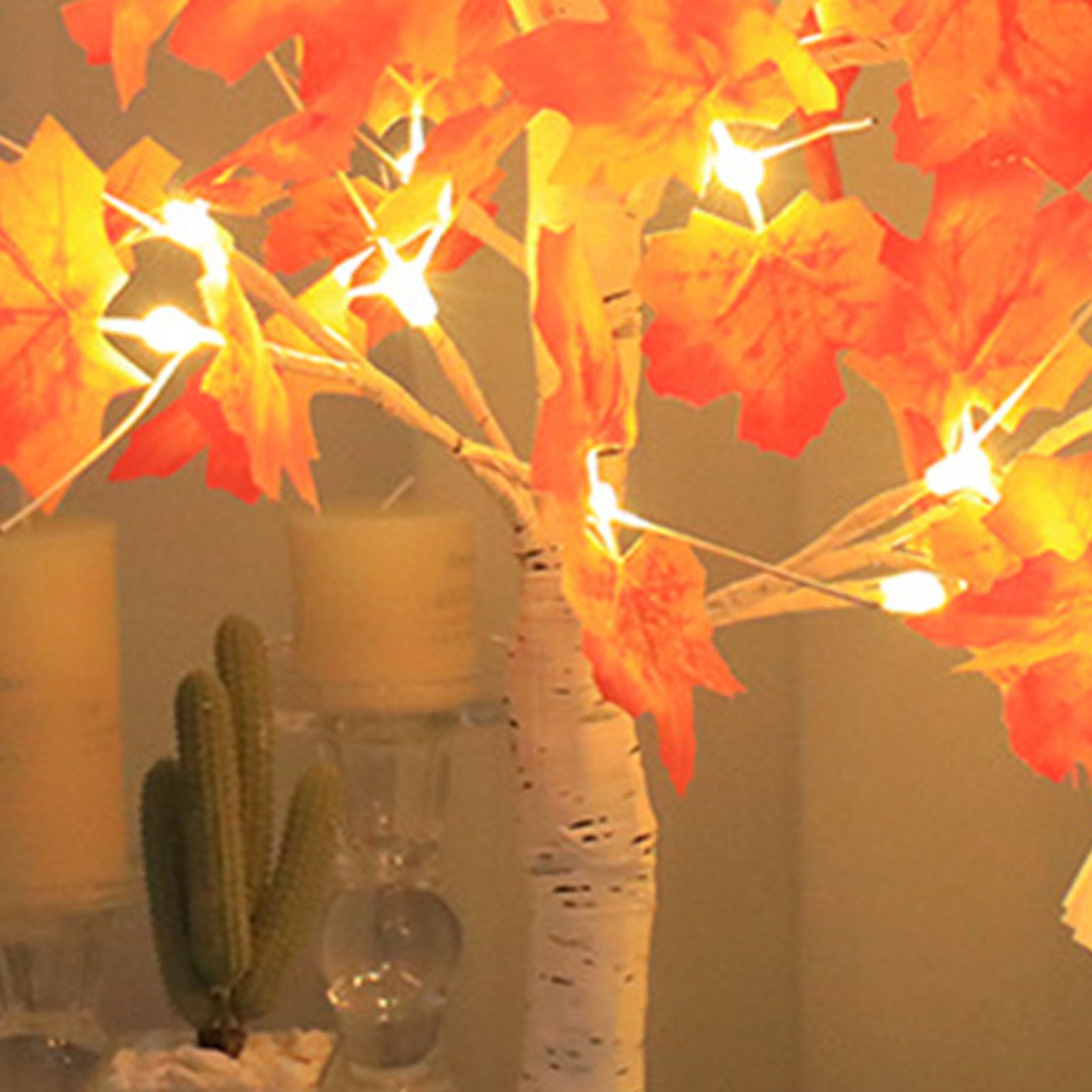 LED Maple Tree Lamp Multi Color Lighting Adjustable Brightness LED Lighted view 7