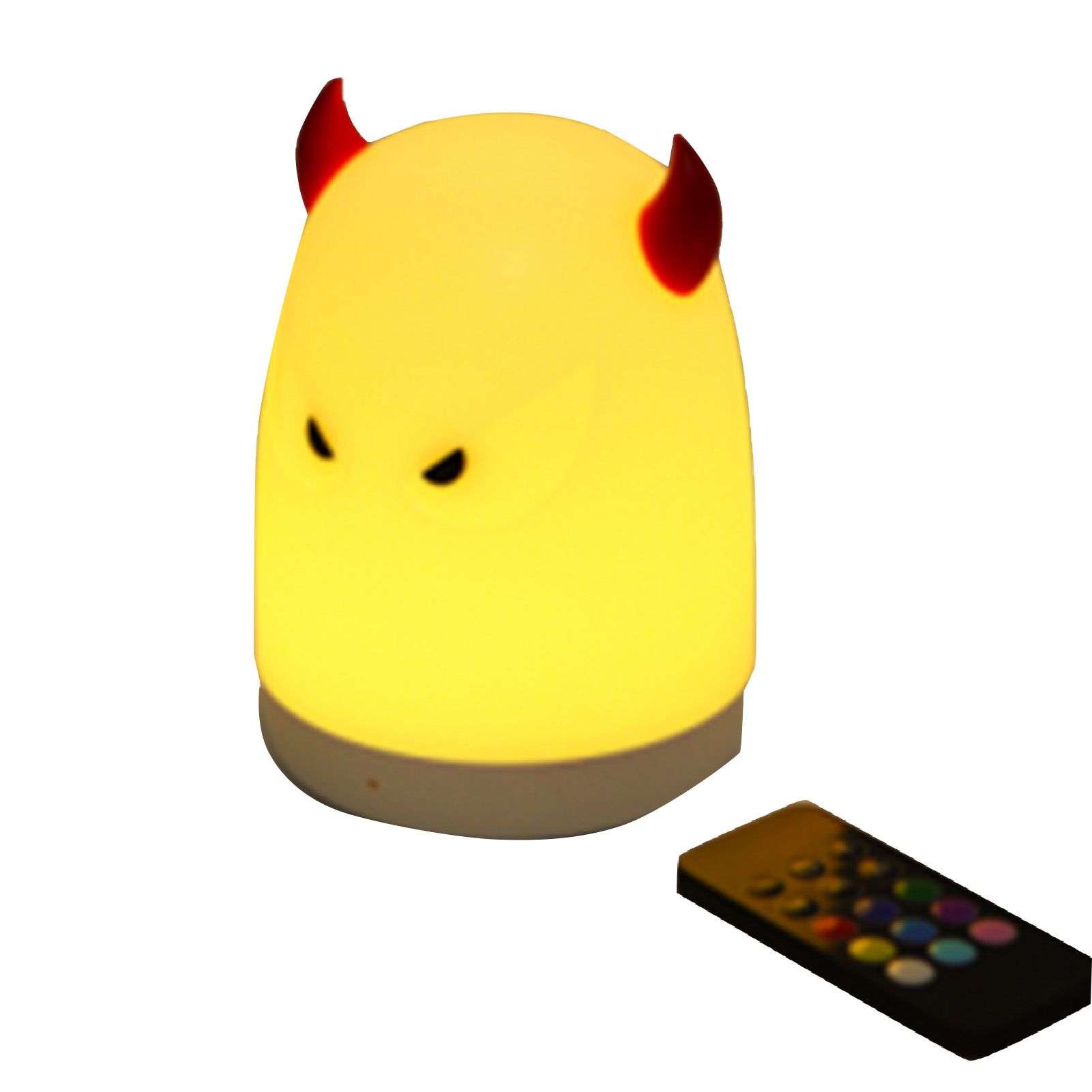 Cartoon Night Light Cute Mini Small Desk Lamp Adjustable Remote Control view 3